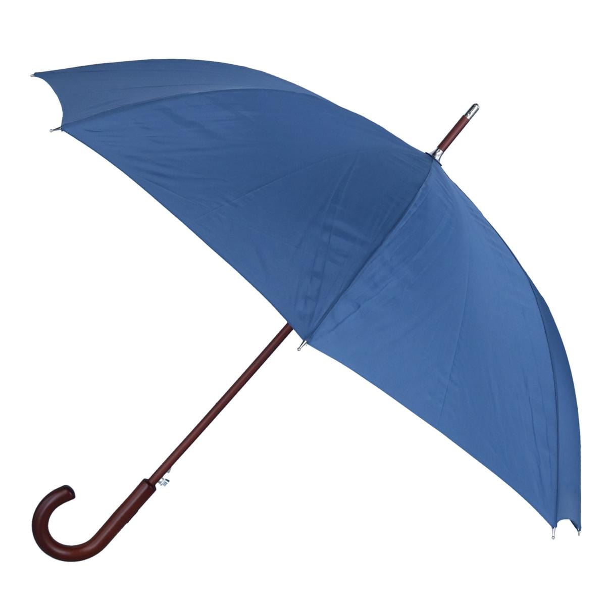 Totes Adult Stately Auto-Open Wooden Stick Umbrella