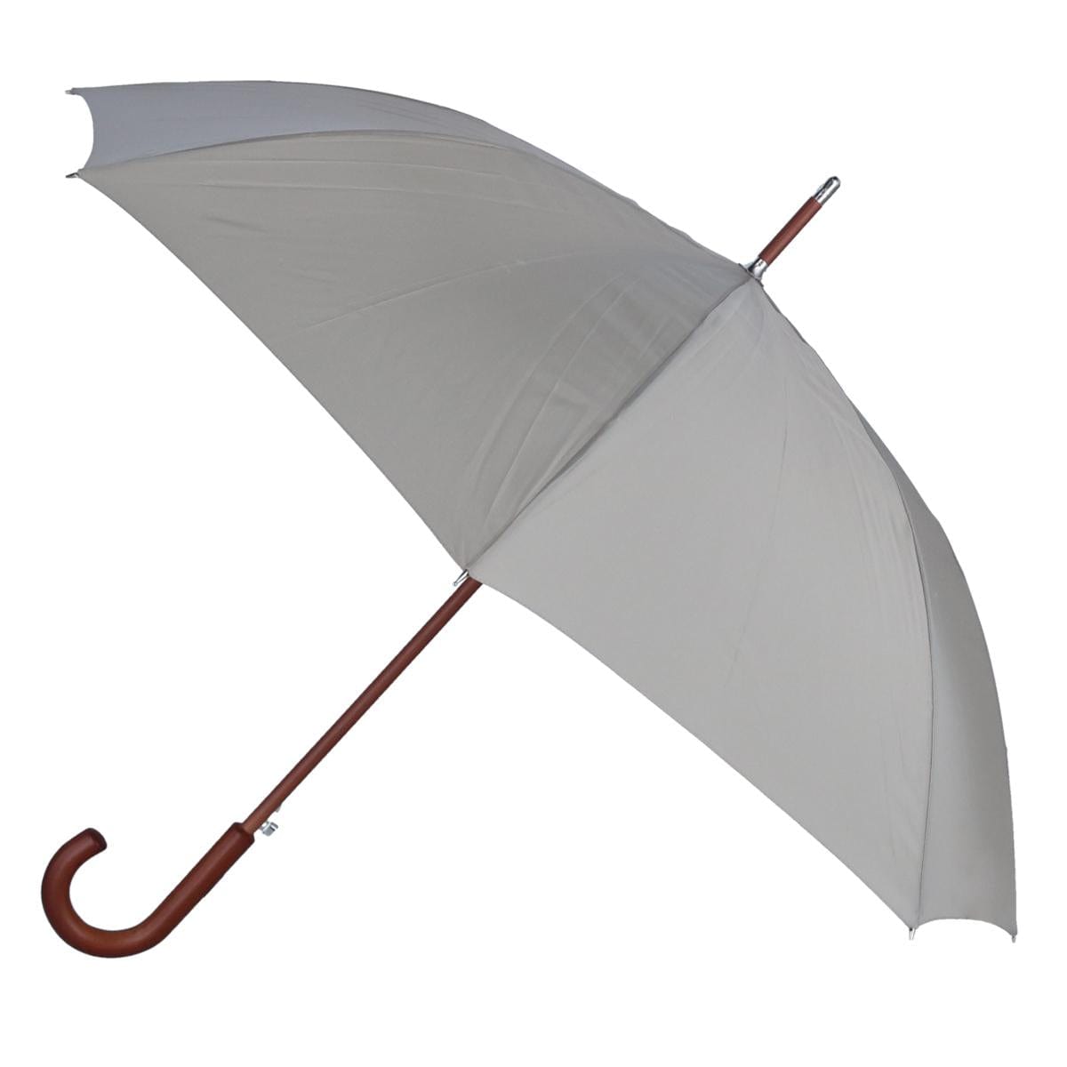 Totes Adult Stately Auto-Open Wooden Stick Umbrella - Adult Stately Auto-Open Wooden Stick Umbrella