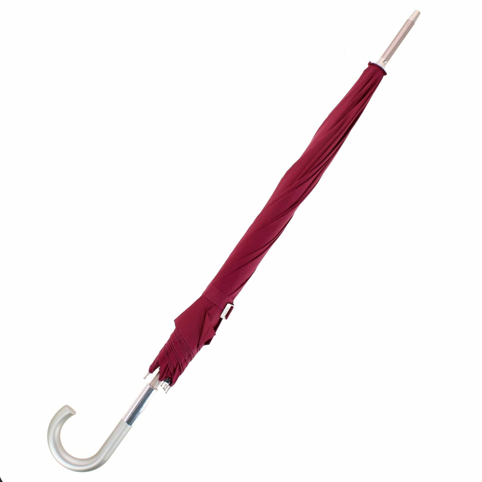 Totes Women's Classic Auto Open Stick Umbrella Recycled Fabric 46 Inch - Wild Rose