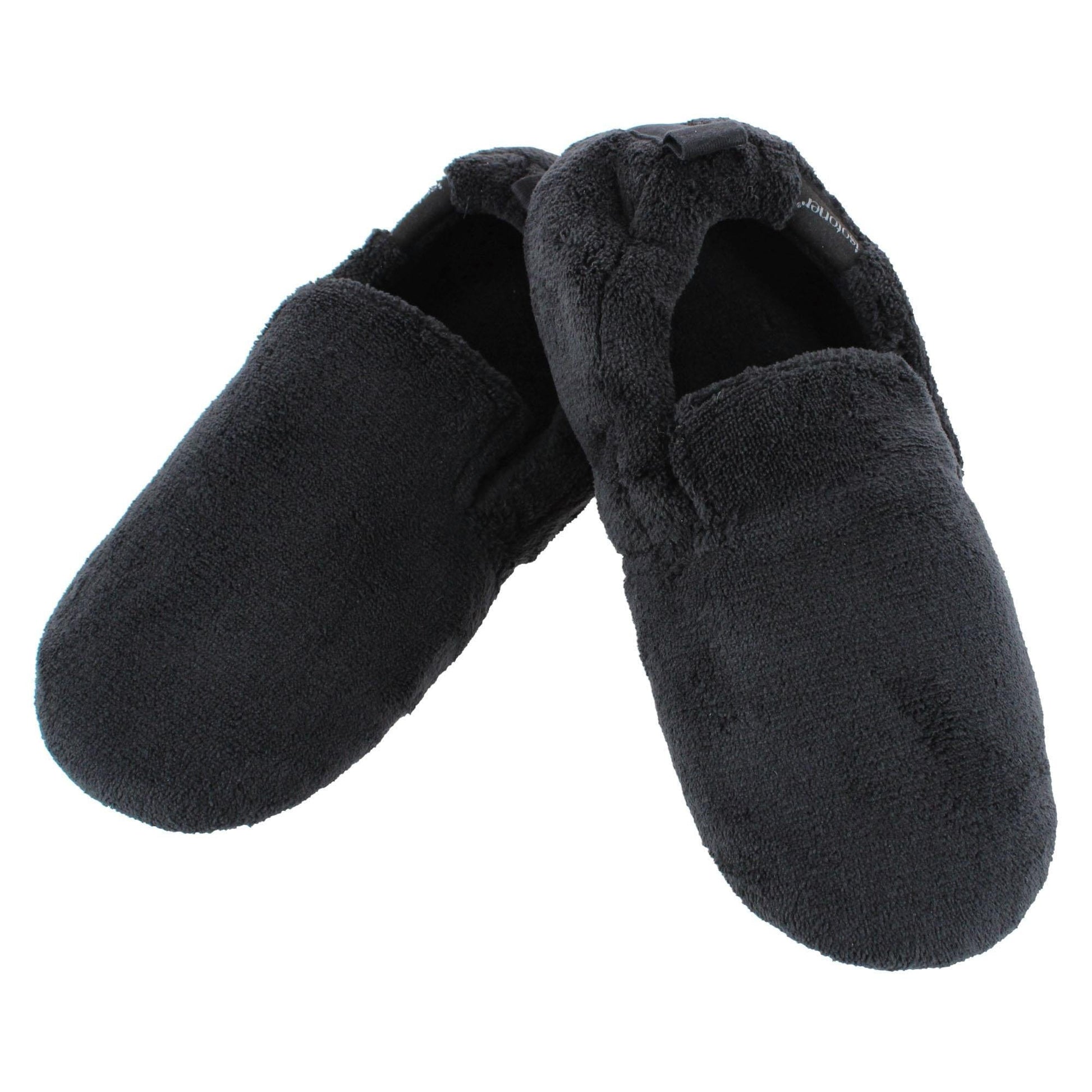 Isotoner Men's Microterry Jake Loafer Slipper - Black