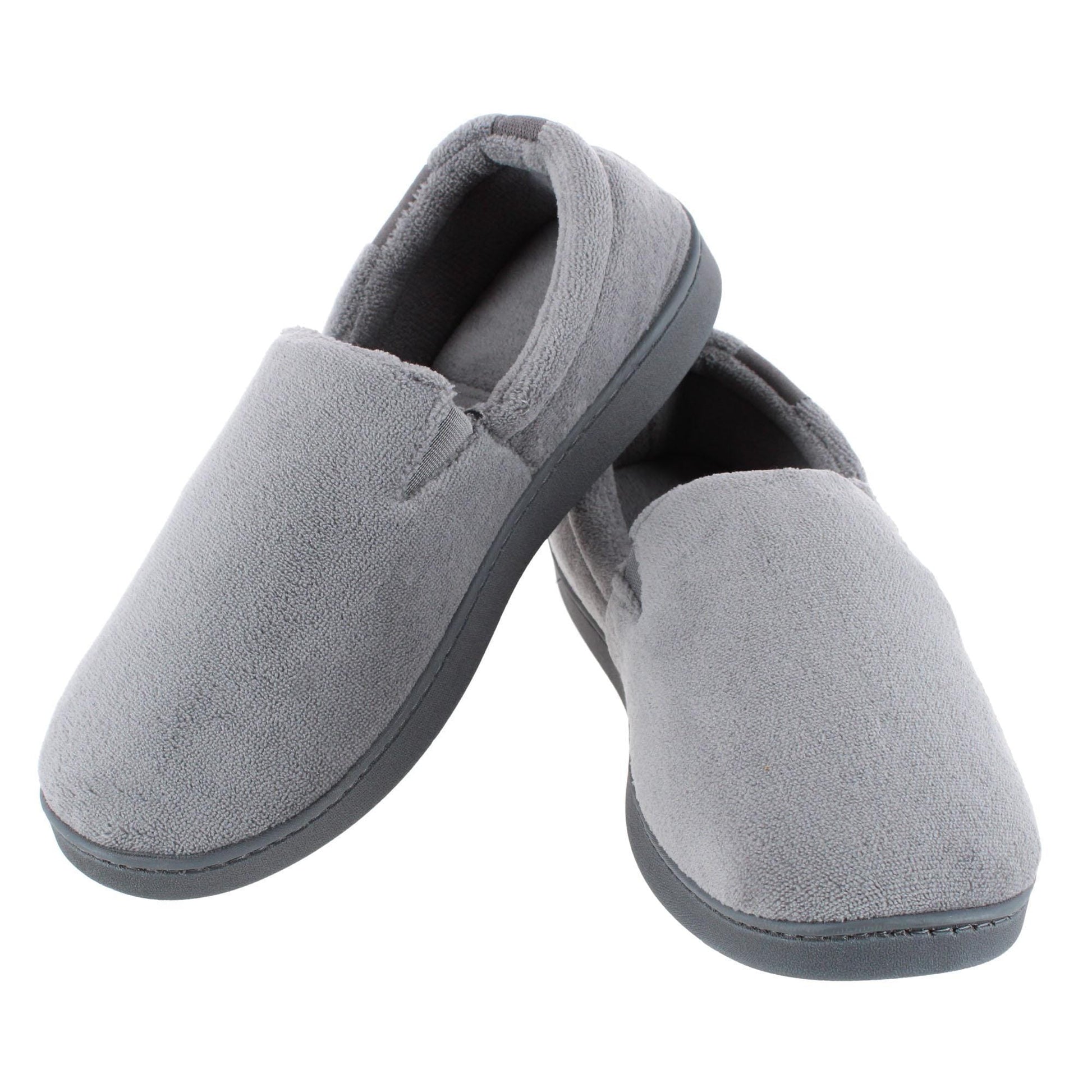 Isotoner Men's Microterry Jake Closed-Back Slippers - Men's Microterry Jake Closed-Back Slippers