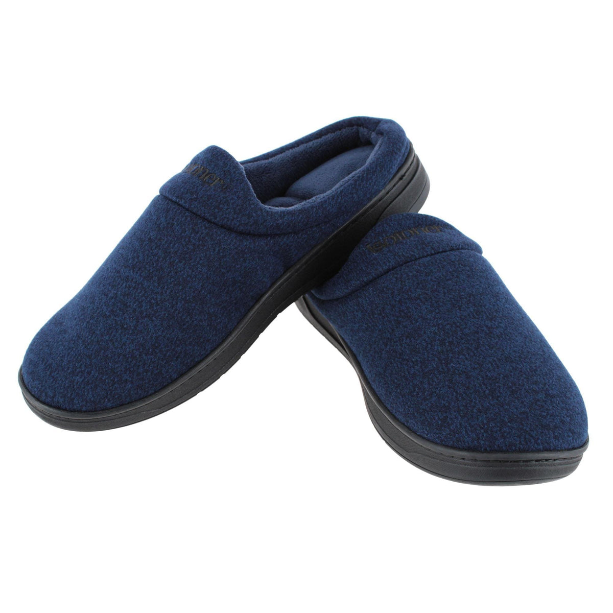 Men's Heathered Knit Brady Hoodback Slipper