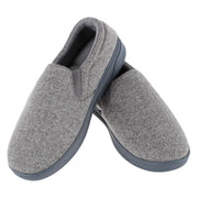 Men's Heathered Knit Twin Gore Slipper