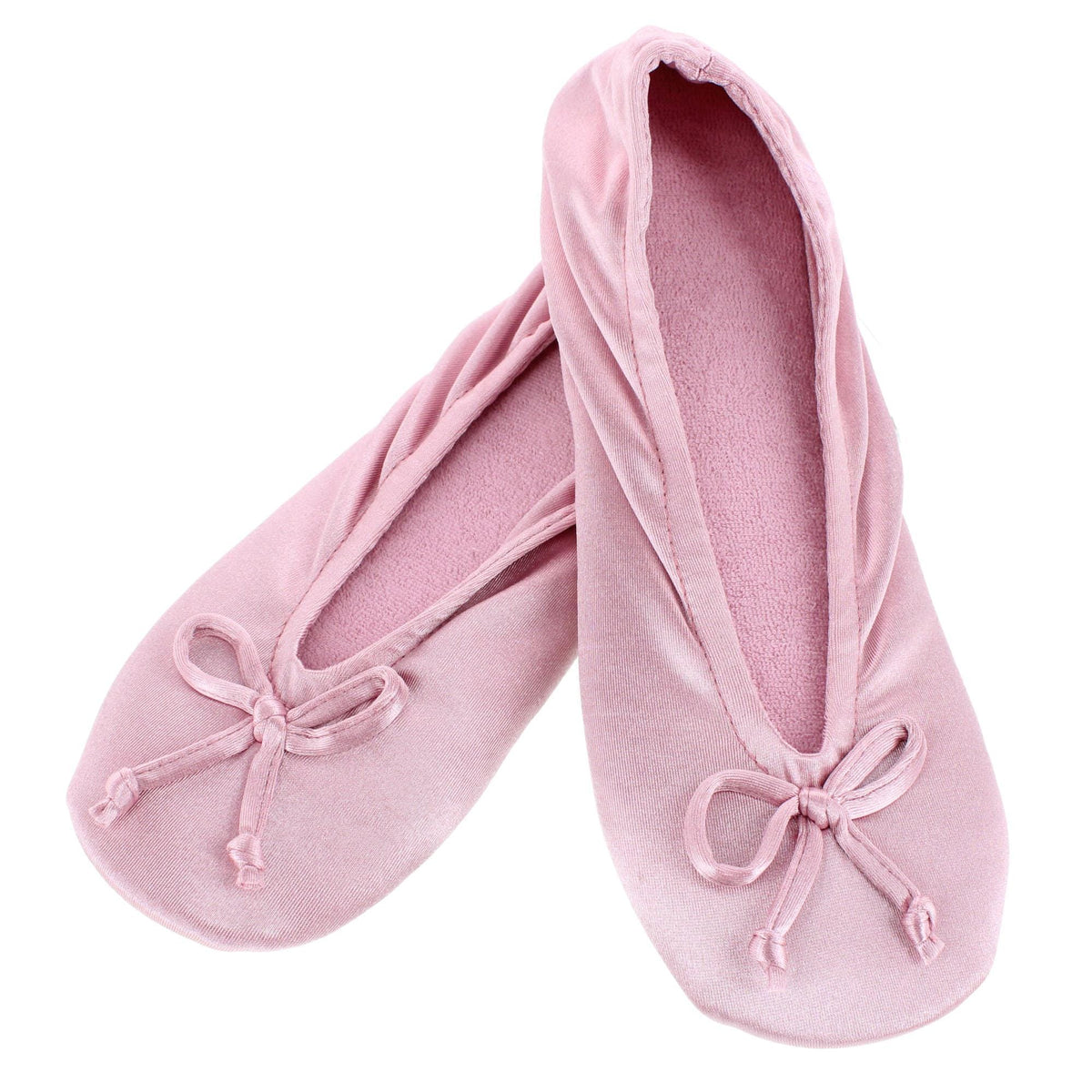 Isotoner Women's Satin Classic Ballerina Slippers