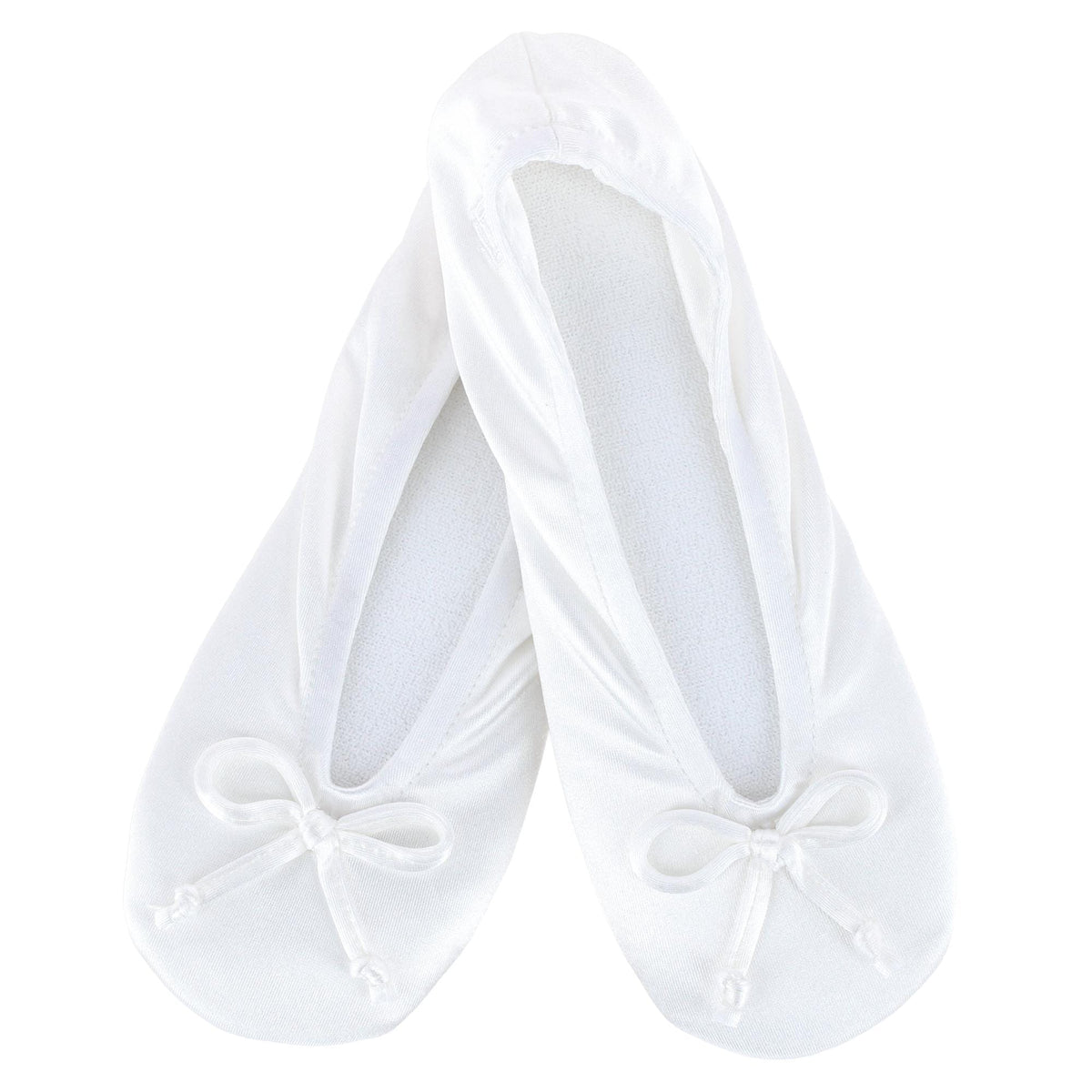 Isotoner Women's Satin Classic Ballerina Slippers