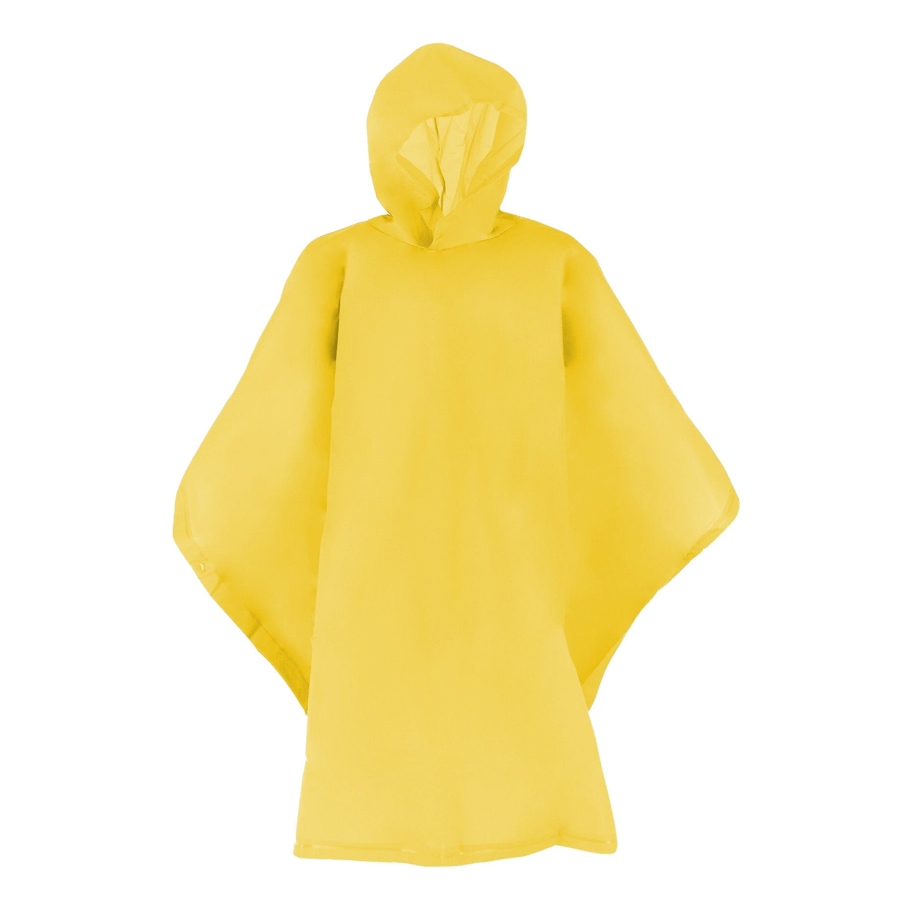 Totes Kids' Hooded Pullover Rain Poncho with Snaps - Yellow
