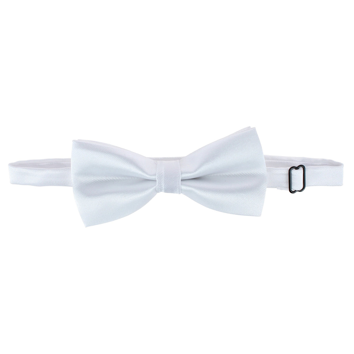 CTM® Men's Pre-Tied Solid Satin Bow Tie Adjustable Formal Bowtie
