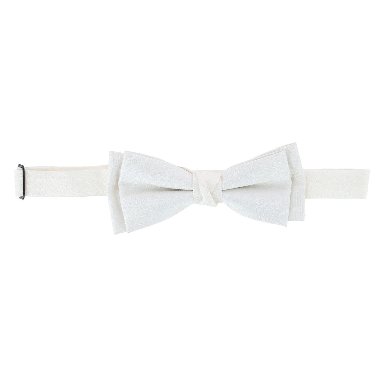 CTM® Men's Pre-Tied Textured Wedding Bow Tie Adjustable Polyester Bowtie