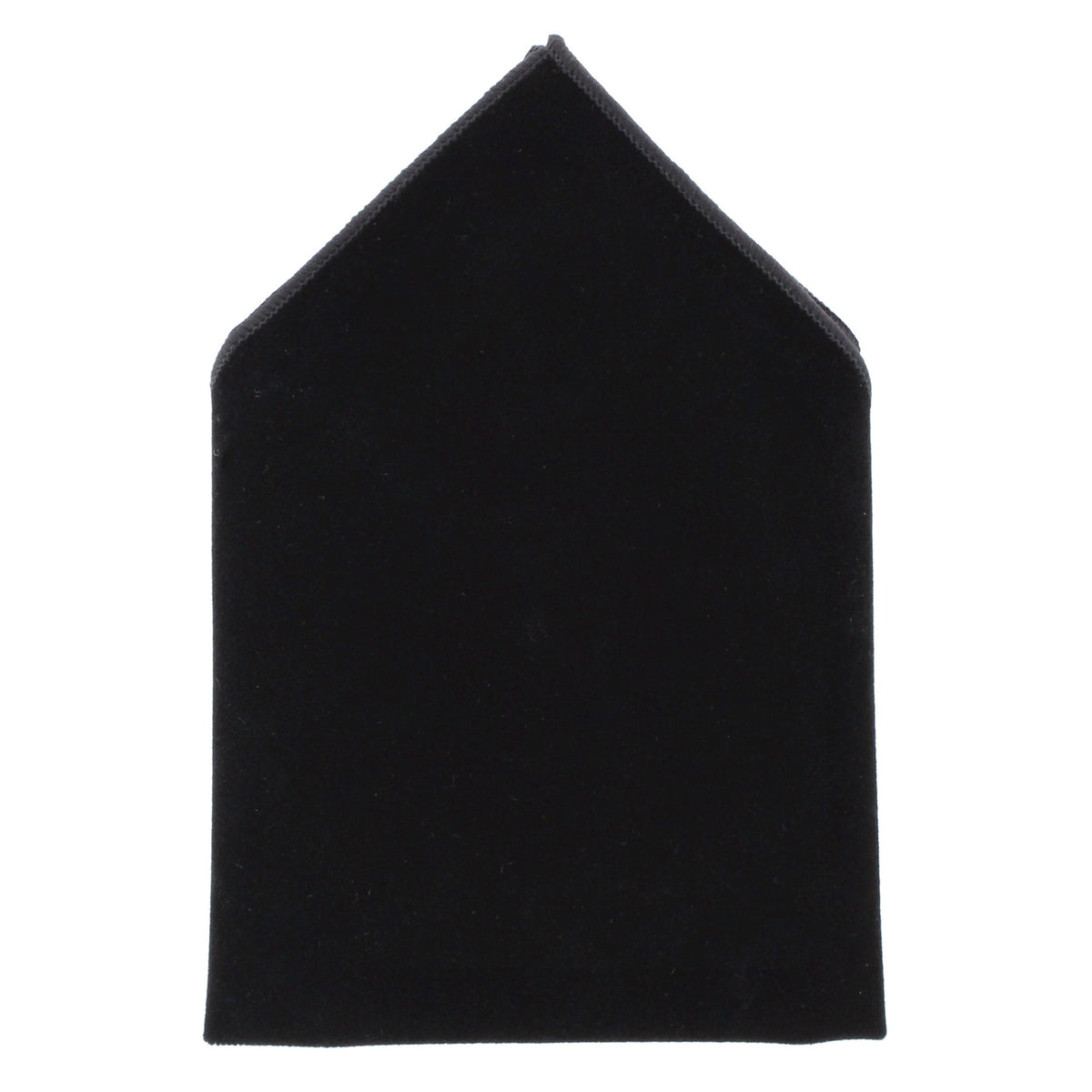 CTM® Men's Velvet Feel Bow Tie Pocket Square and Cuff Link Set - Black
