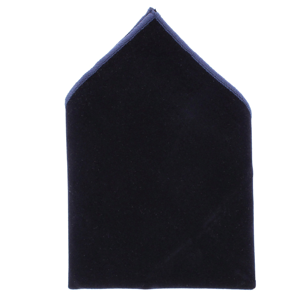 CTM® Men's Velvet Feel Bow Tie Pocket Square and Cuff Link Set - Navy