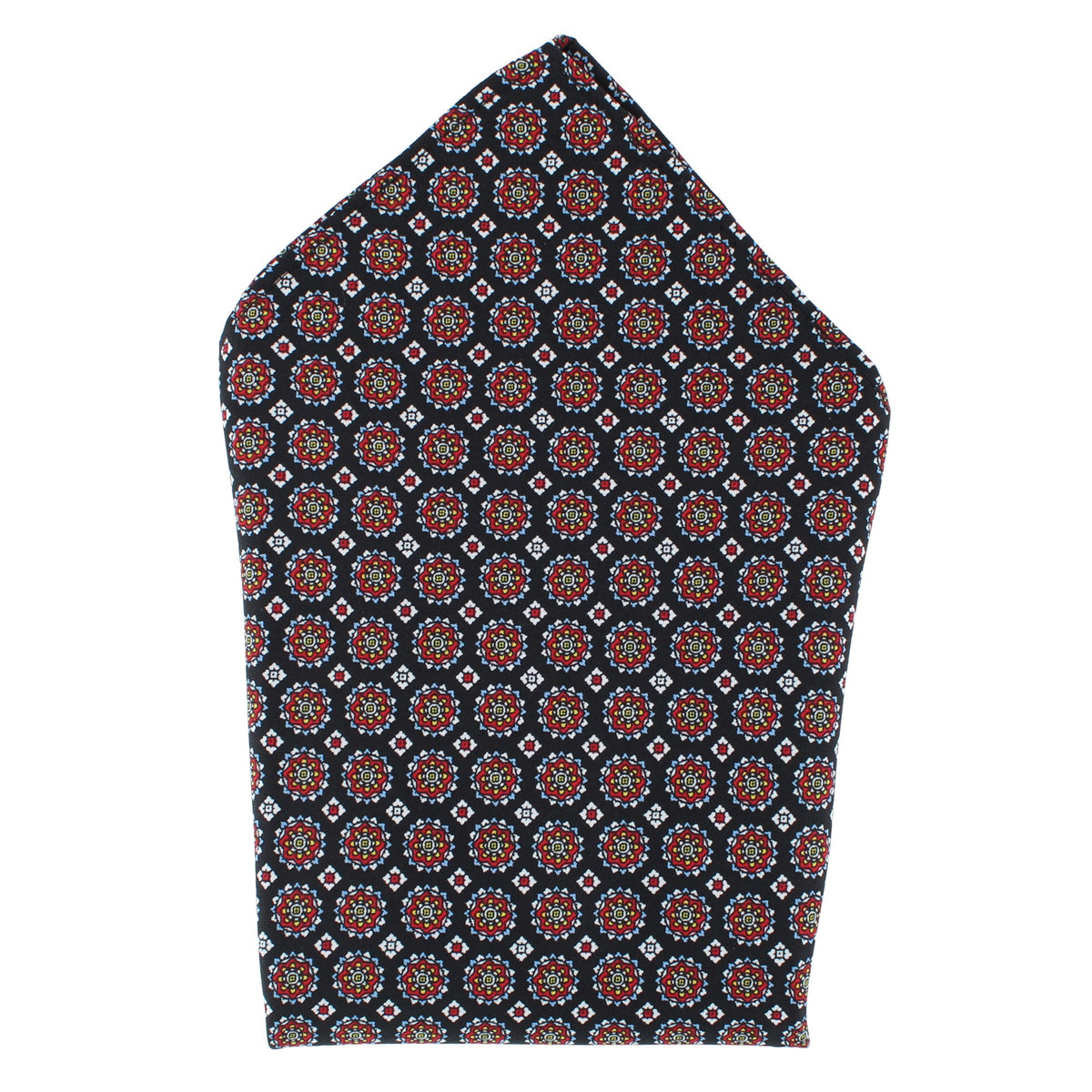CTM® Men's Classic Mandala Pattern Pocket Square - Men's Classic Mandala Pattern Pocket Square