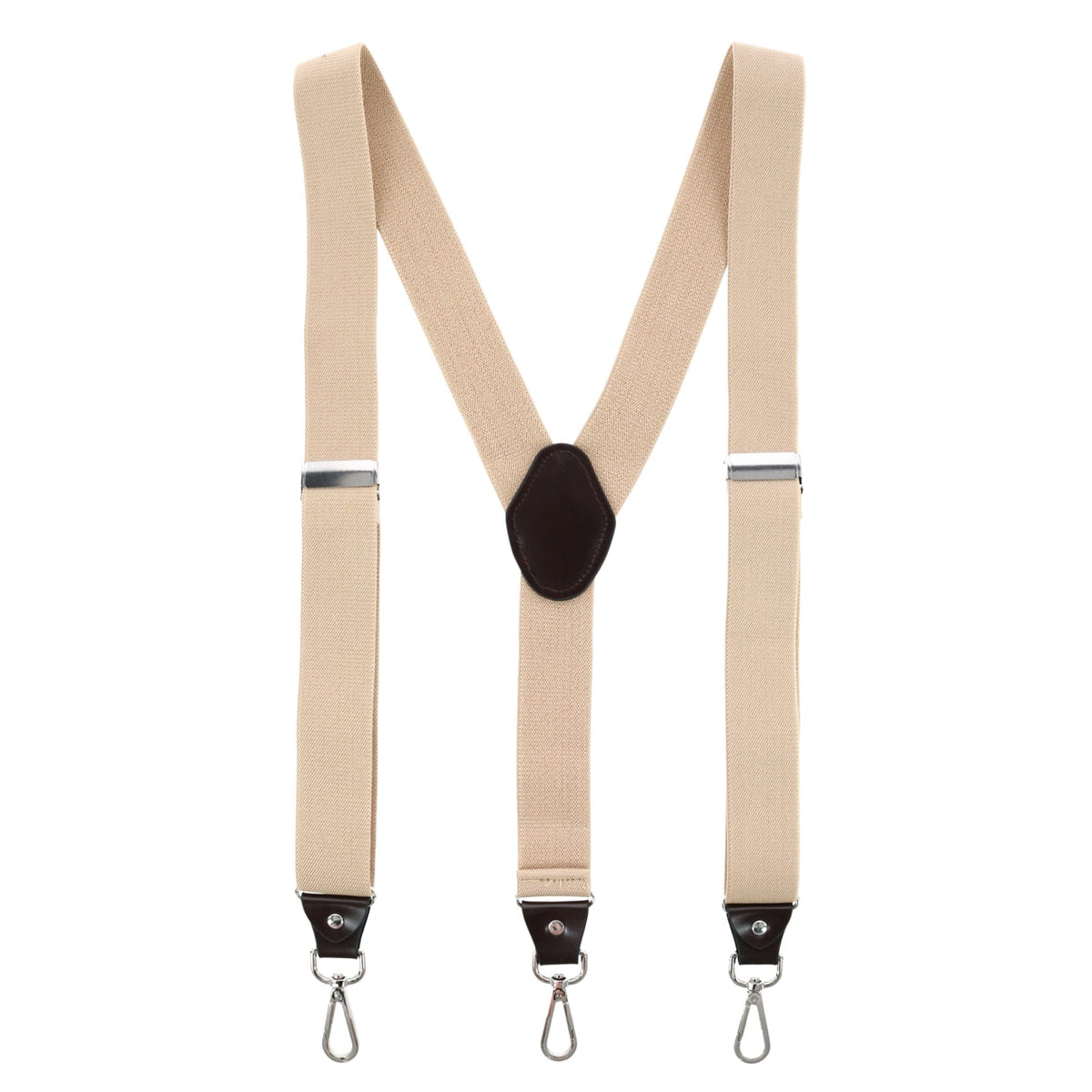 CTM® Men's 1.375 Inch Wide Suspender with Drop Tab Swivel Hook Ends