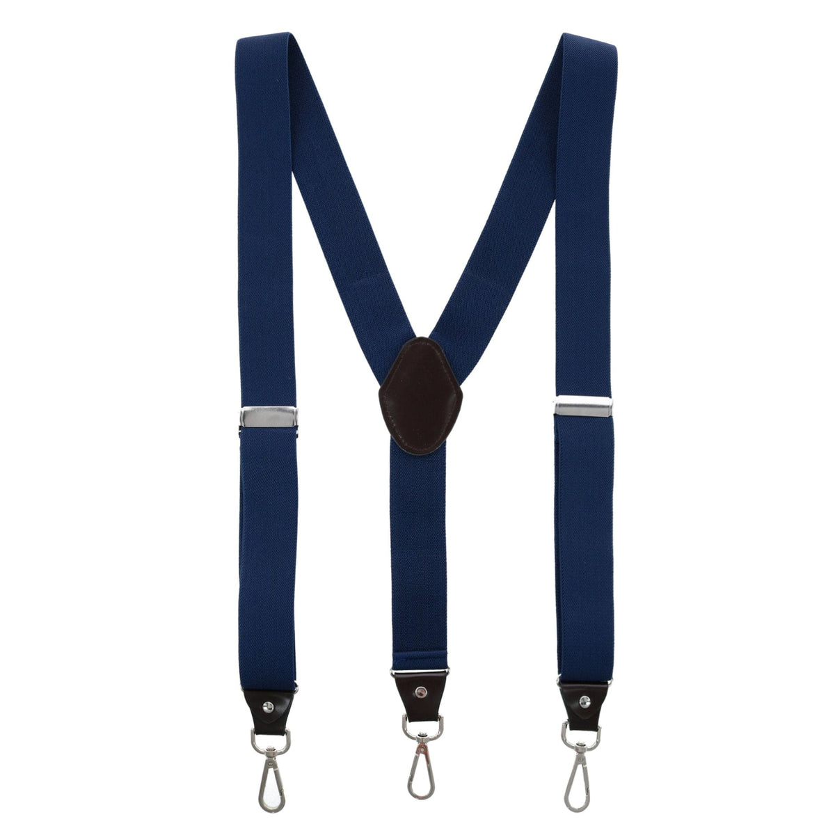 CTM® Men's 1.375 Inch Wide Suspender with Drop Tab Swivel Hook Ends