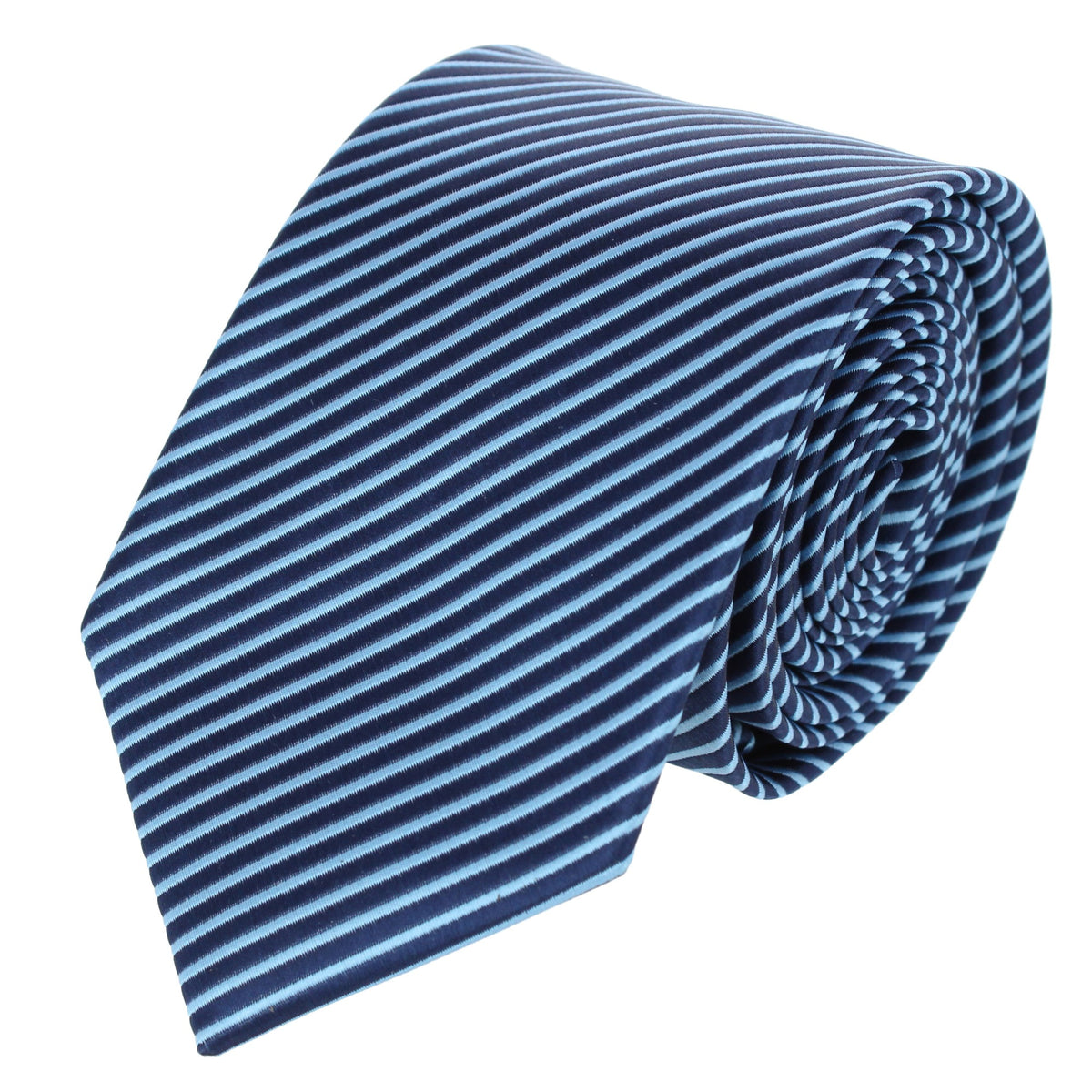 CTM® Men's Subtle Stripe Solid Color Necktie - Men's Subtle Stripe Solid Color Necktie