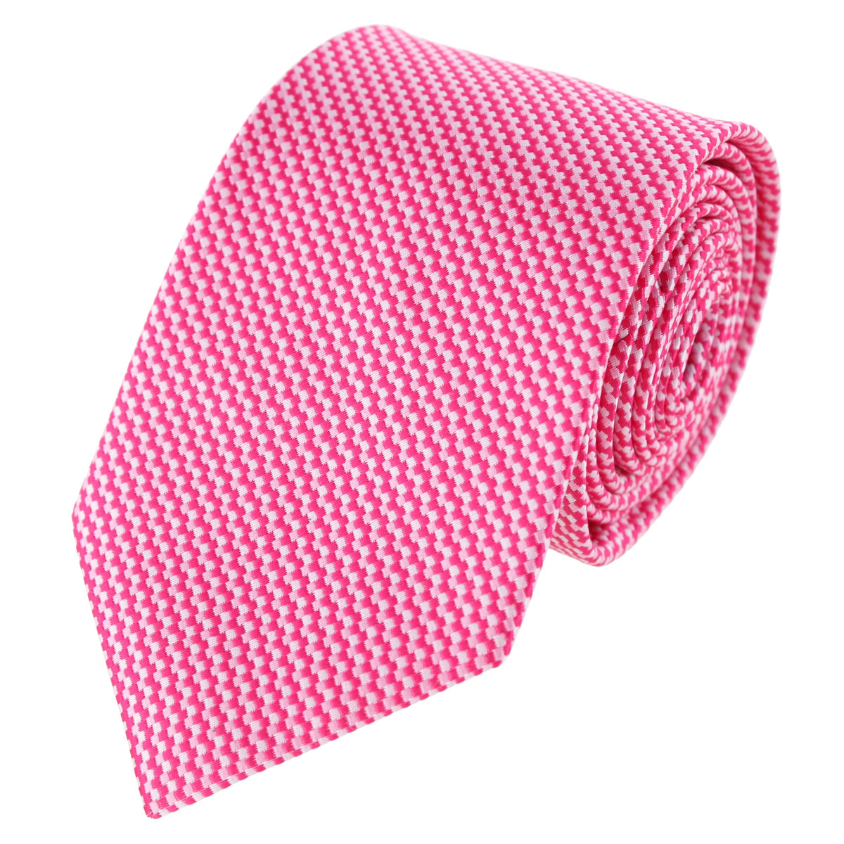 CTM® Men's Subtle Diamond Weave Necktie