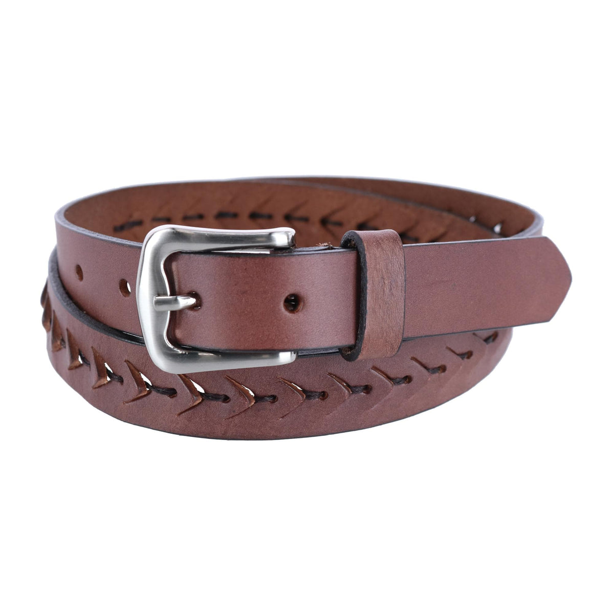 Toneka Women's Skinny Belt with Lace - Women's Skinny Belt with Lace