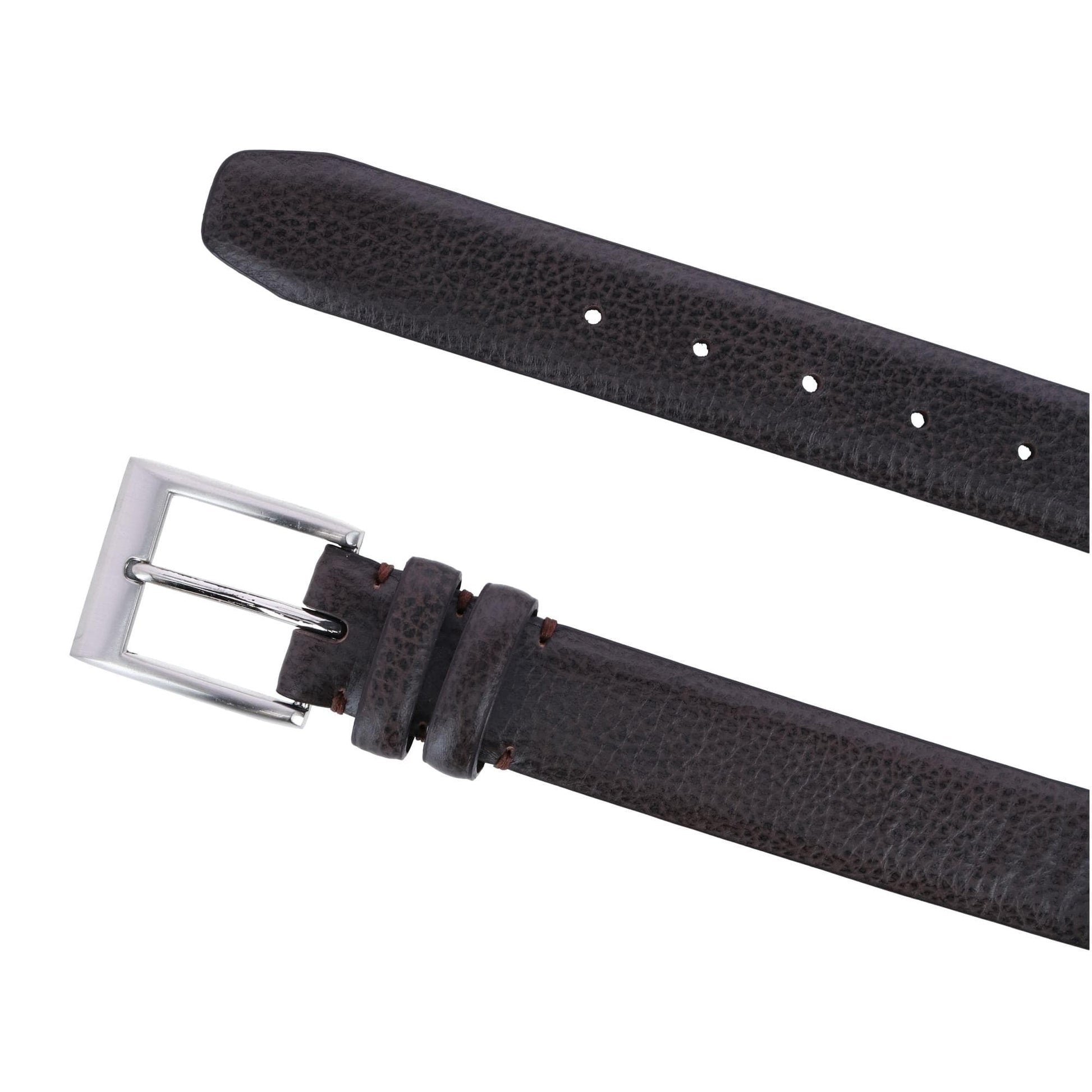 CTM® Men's Feather Edge Belt - Brown