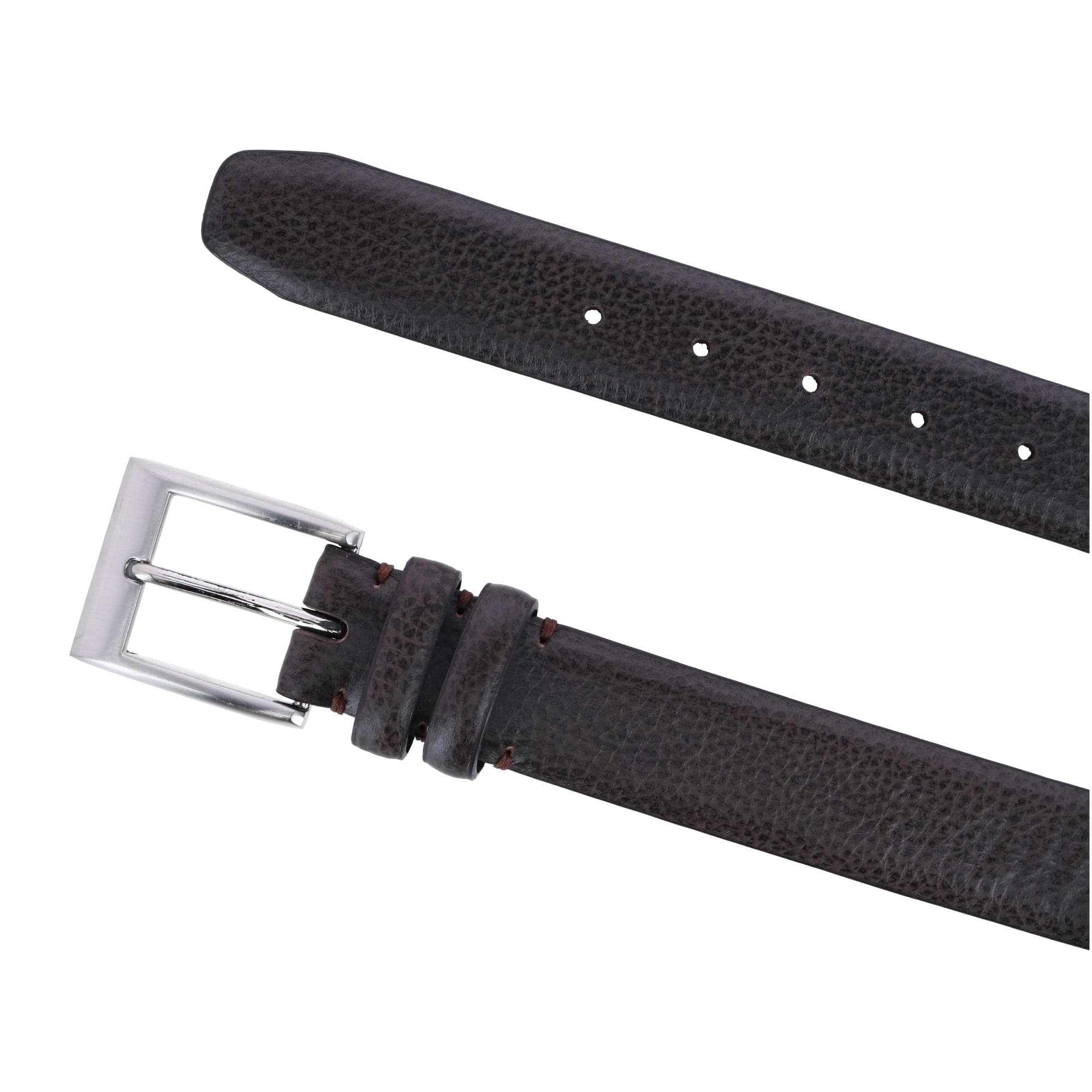 CTM® Men's Feather Edge Belt - Brown