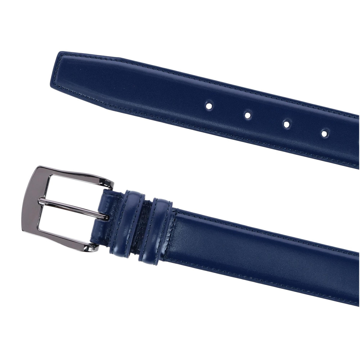 CTM® Men's Basic Dress Belt - Navy