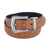 Reversible Ostrich Print Belt