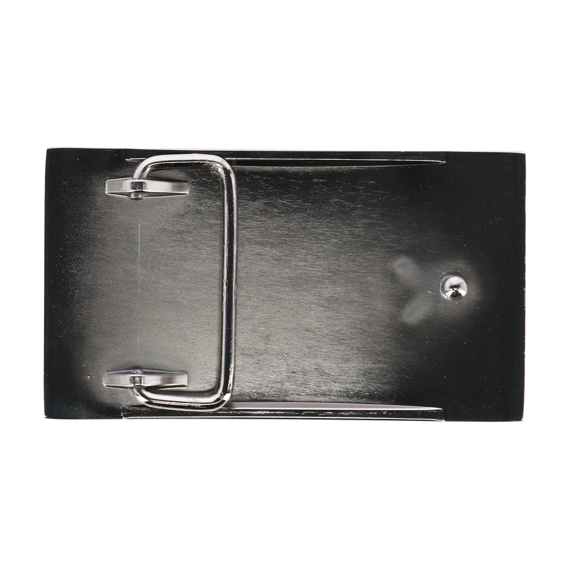CTM® American Flag Belt Buckle - Silver
