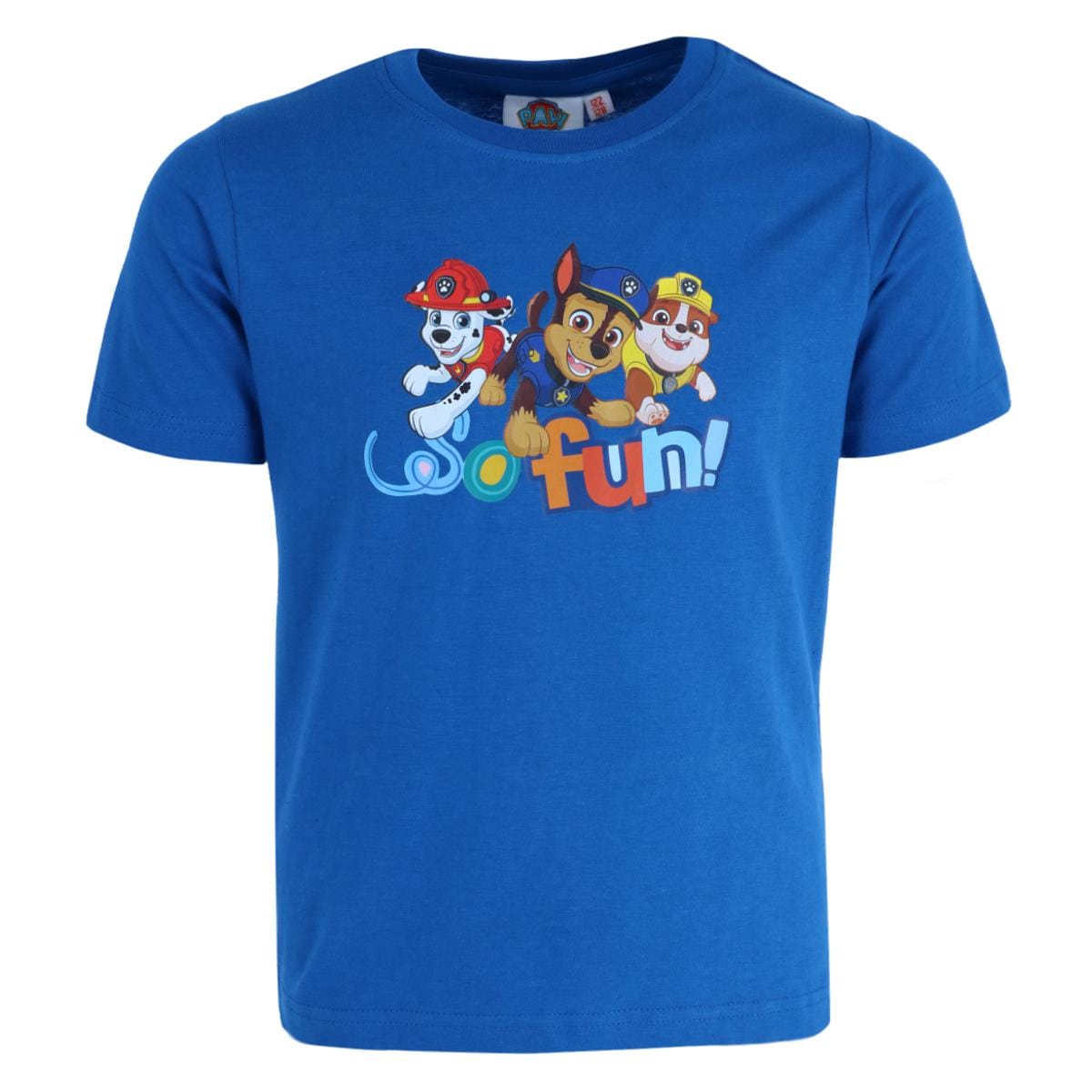 Textiel Trade Toddler Boy's Paw Patrol Short Sleeve and Shorts Pajama Set - Blue