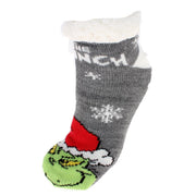 Women's The Grinch Novelty Slipper Home Socks (1 Pair)