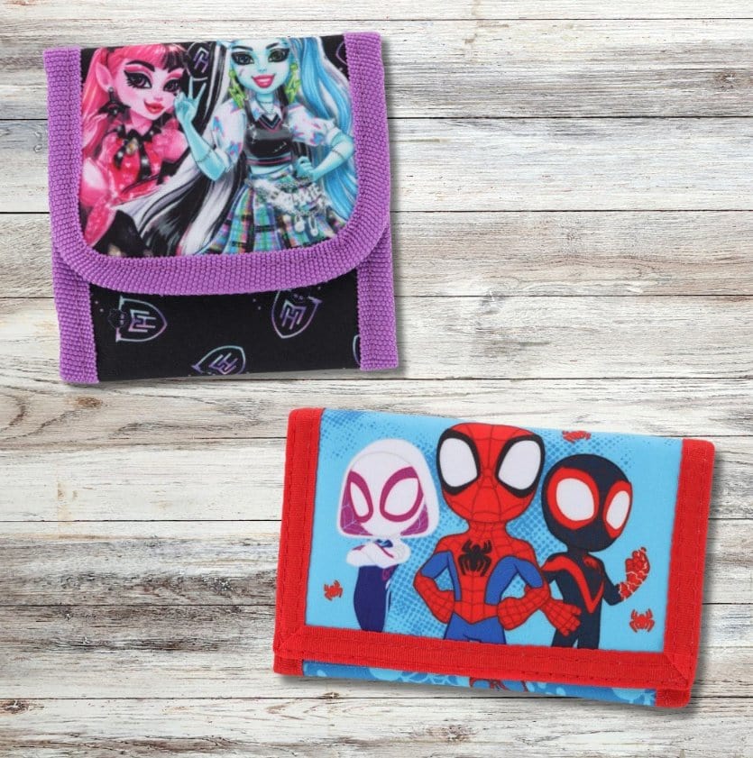 Textiel Trade Kid's Mattel Monster High Feeling Fierce Tri-Fold Wallet - Black