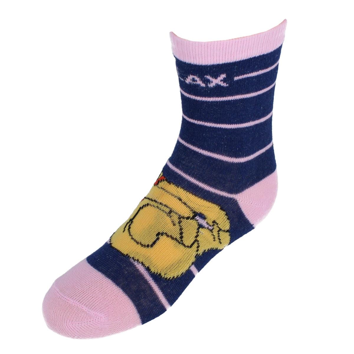 Textiel Trade Kid's Winnie the Pooh Fun Day Sneaker Socks (4 Pack) - Multiple