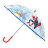 Marvel Kid's Spiderman Transparent Stick Umbrella