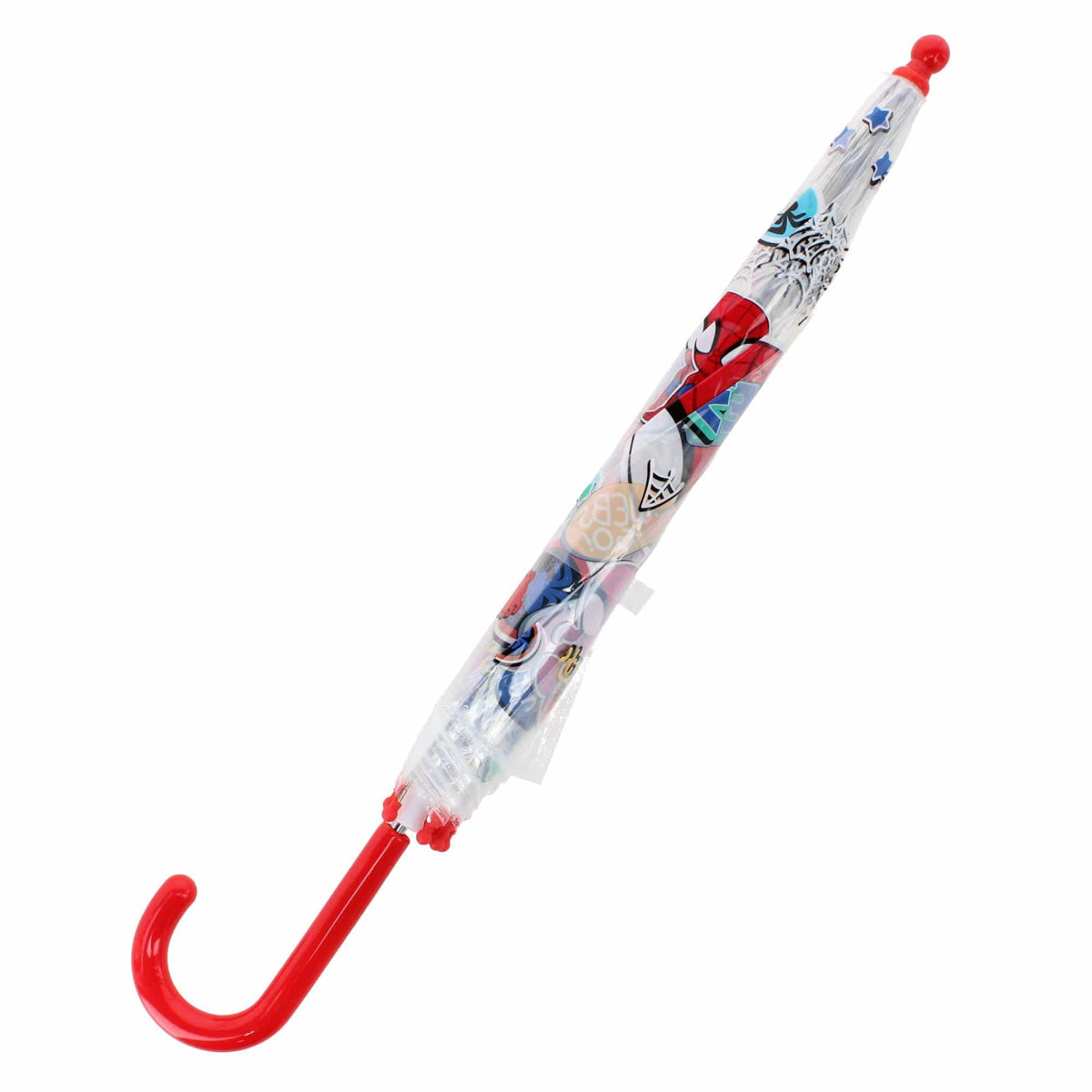 Textiel Trade Kids' Marvel Spidey Transparent Stick Umbrella - Transparent