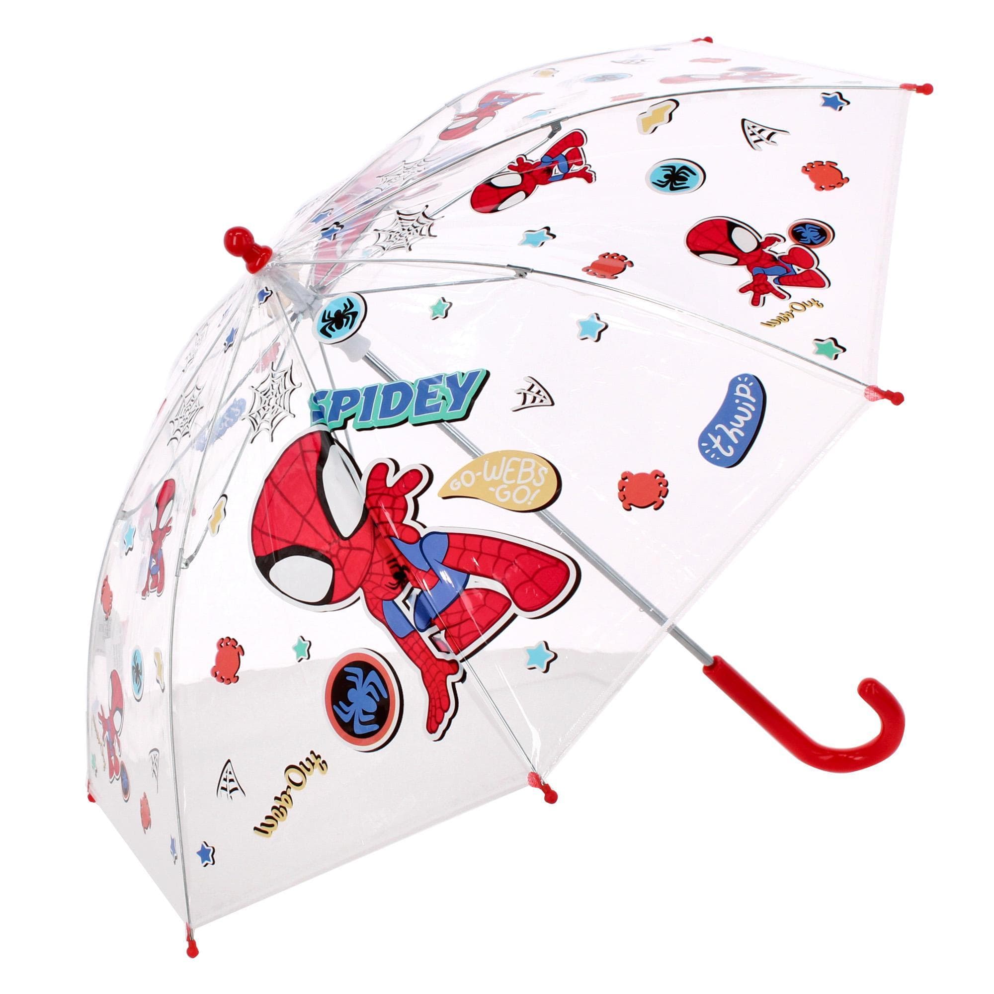 Kids' Marvel Spidey Transparent Stick Umbrella