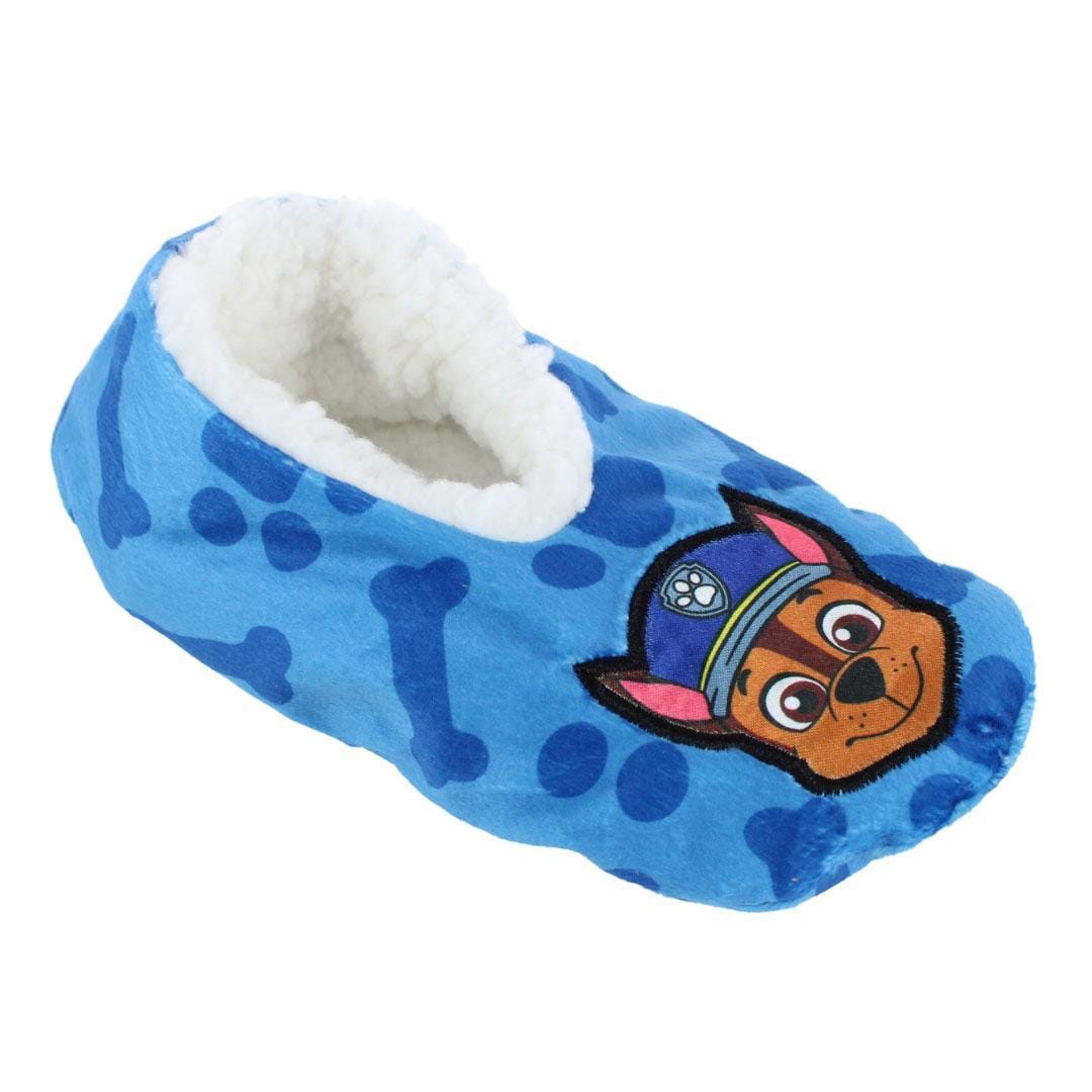 Textiel Trade Girl's Paw Patrol Chase Anti-Slip Slippers - Blue