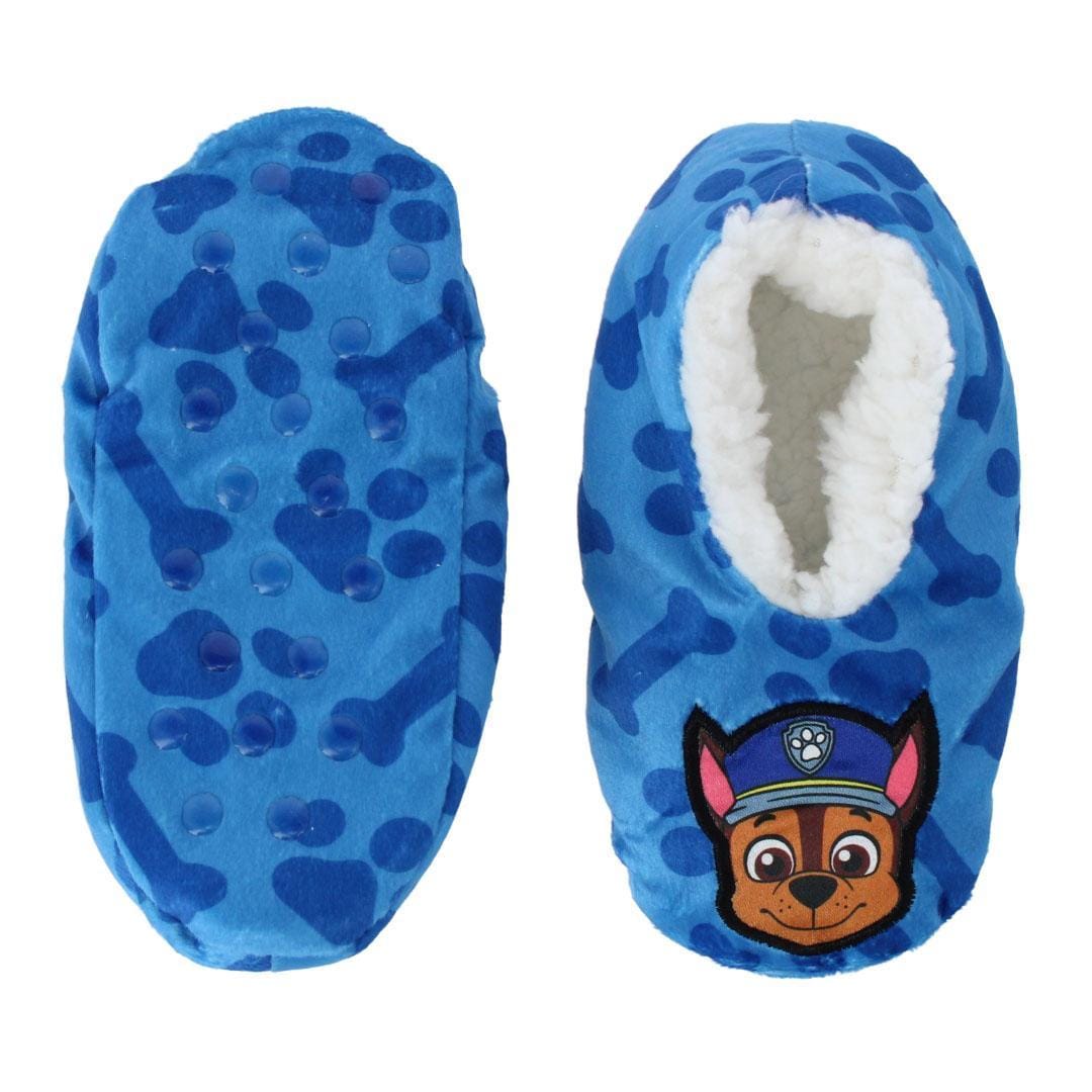 Textiel Trade Girl's Paw Patrol Chase Anti-Slip Slippers - Blue