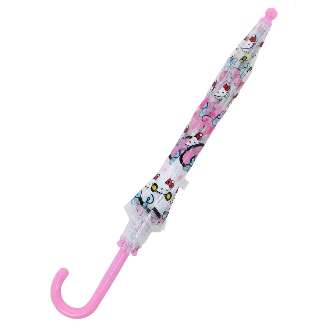 Textiel Trade Girl's Hello Kitty Stick Umbrella - Pink