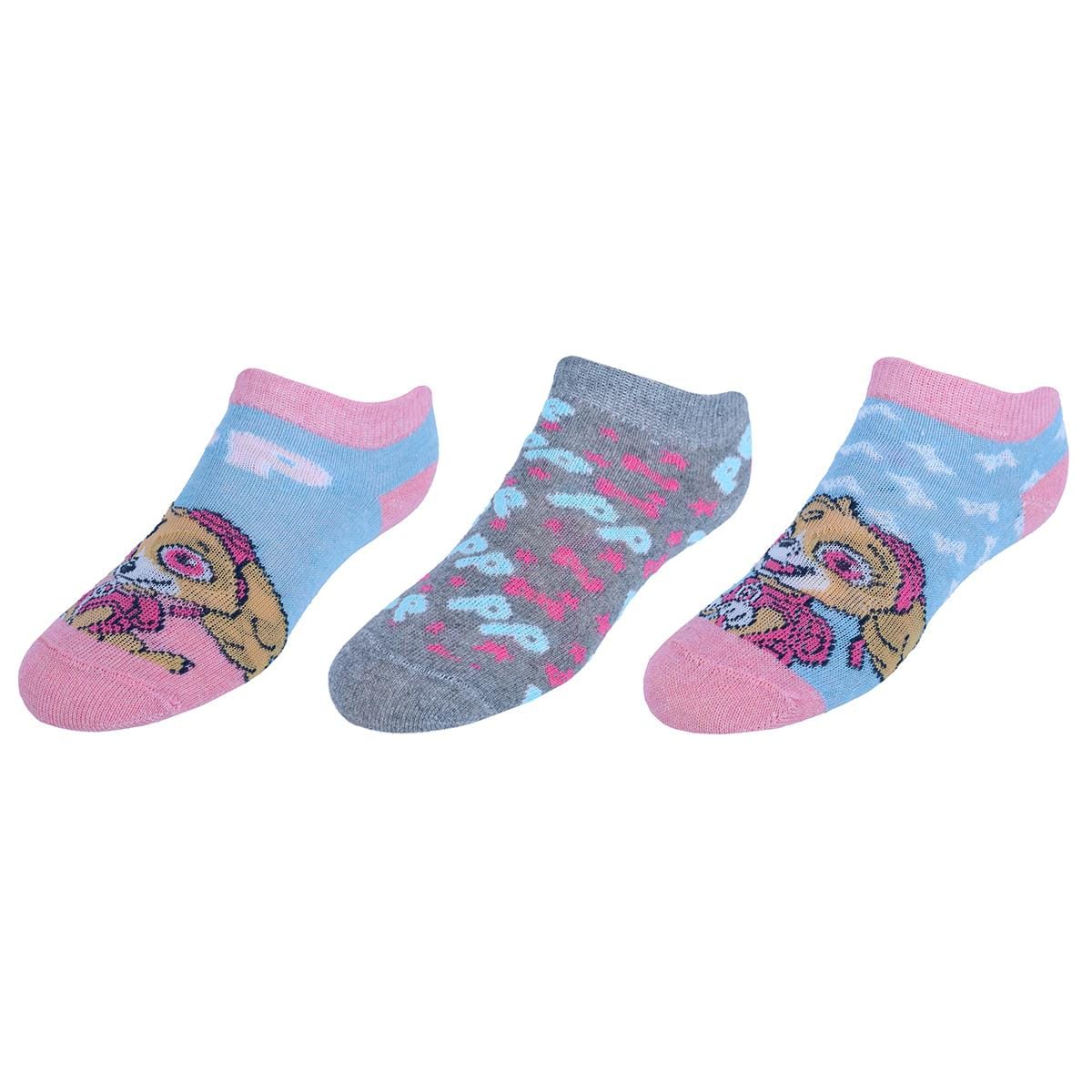 Textiel Trade Kid's Nickeloden's Paw Patrol Skye Rules Socks (Pack of 3) - Blue