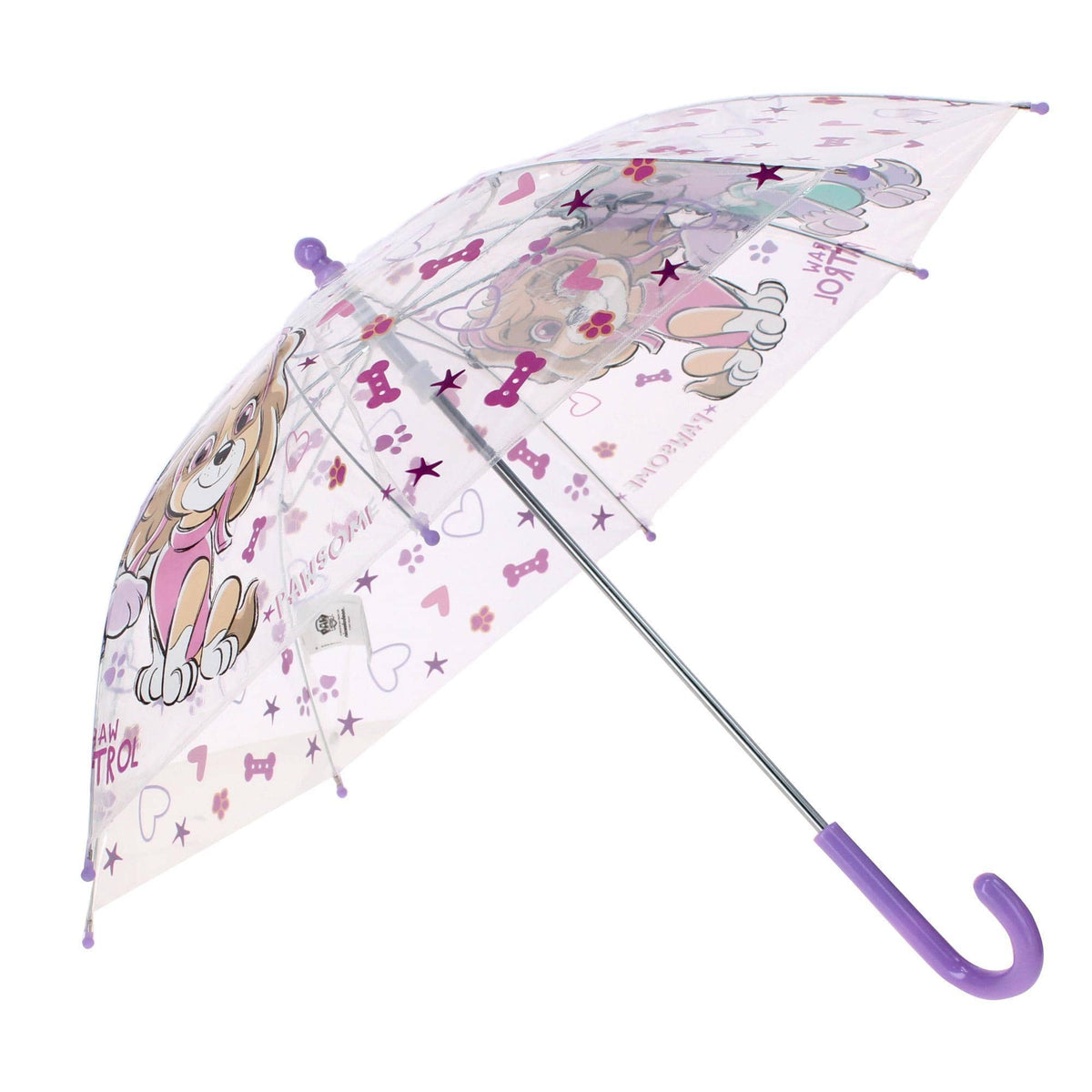 Textiel Trade Girl's Paw Patrol Skye and Everest Stick Umbrella - Multi