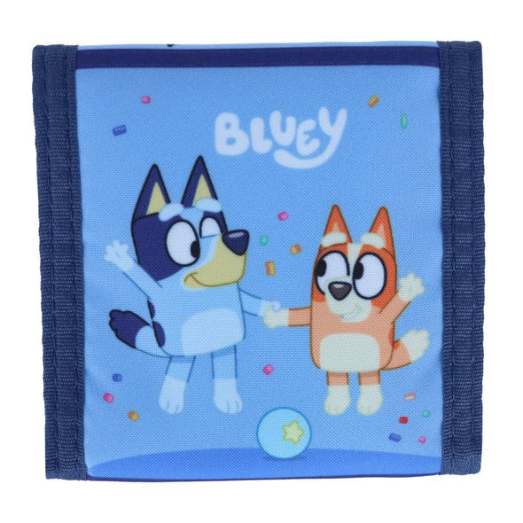 Kid's Bluey Best Friends Fun Hook and Loop Closure Wallet