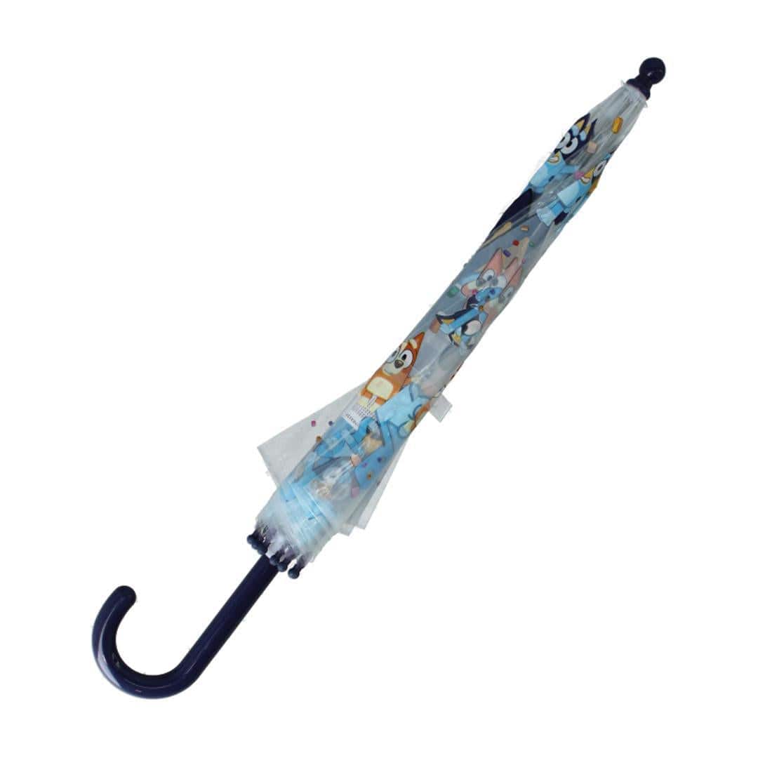 Textiel Trade Kids' Bluey & Bingo Rainy Days Stick Umbrella - Blue