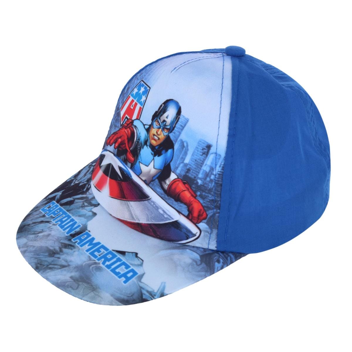 Textiel Trade Boy's Marvel Captain America Baseball Cap - Blue