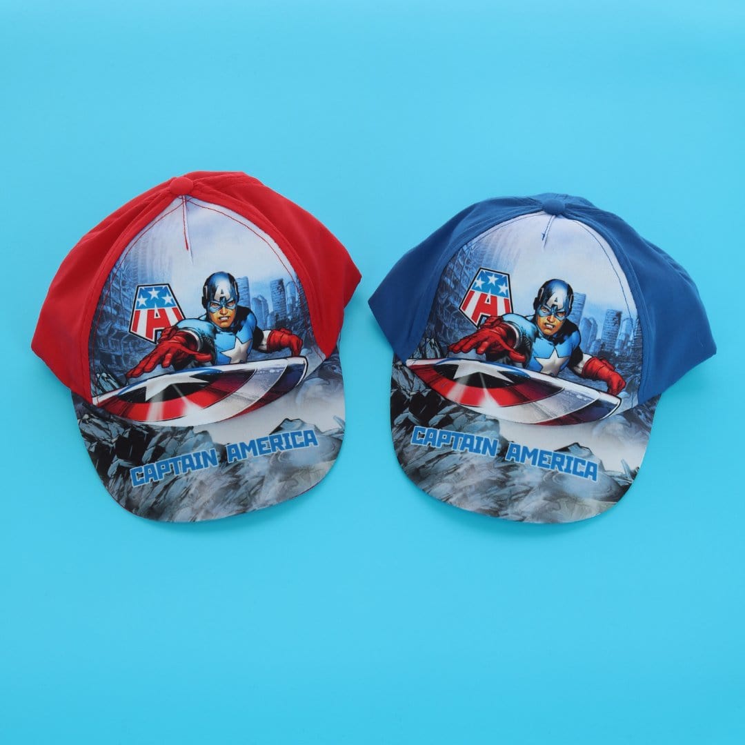 Textiel Trade Boy's Marvel Captain America Baseball Cap - Red