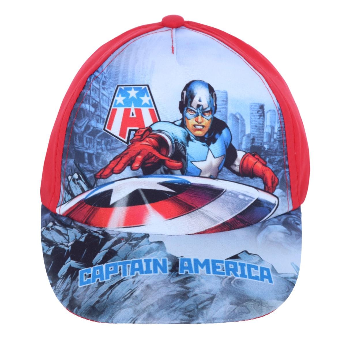 Textiel Trade Boy's Marvel Captain America Baseball Cap - Boy's Marvel Captain America Baseball Cap