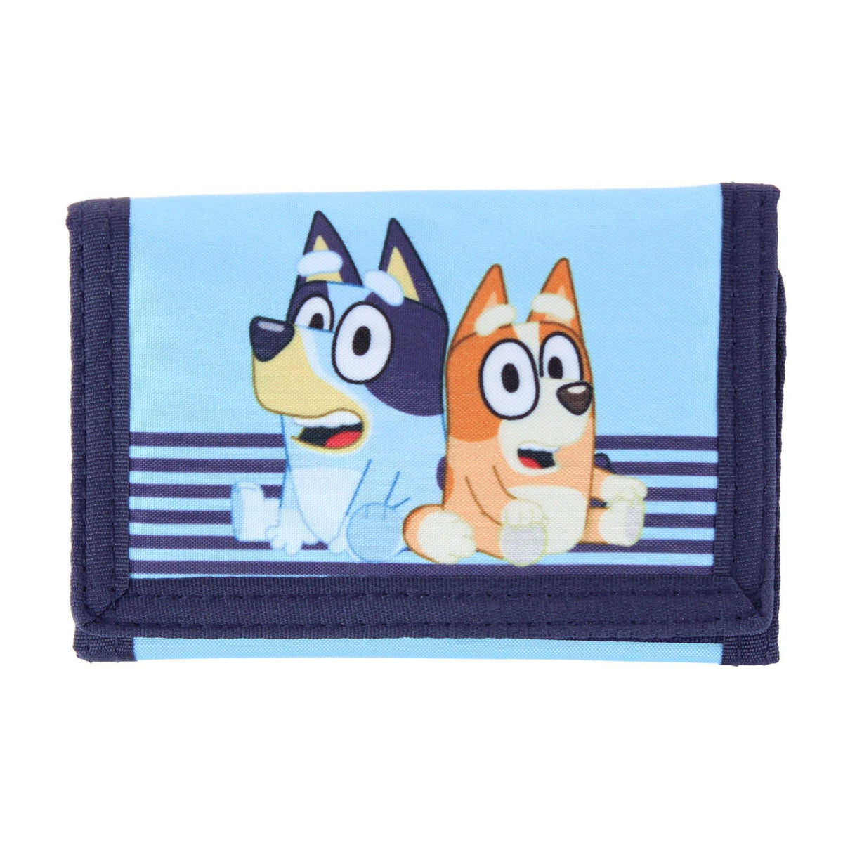 Textiel Trade Nickelodeon's Kid's Bluey & Bingo Hoo & Loop Tri-Fold Wallet