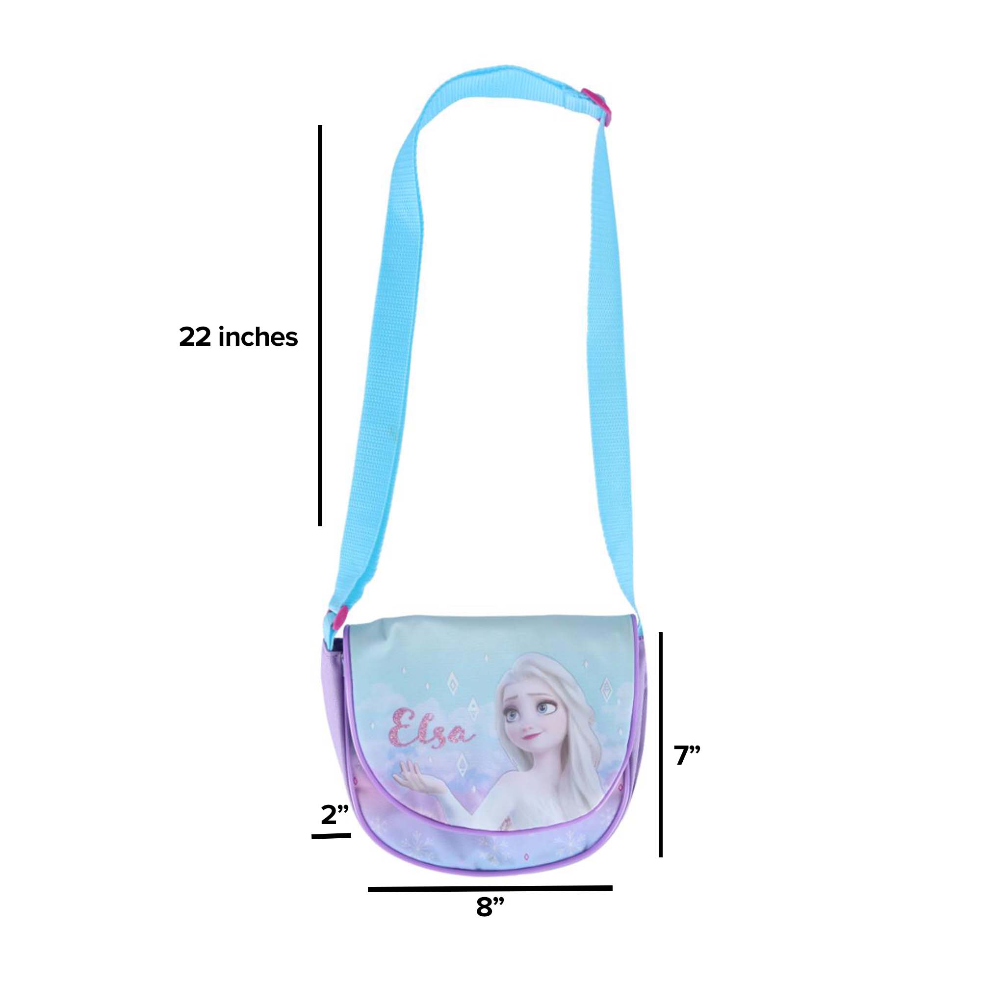 Textiel Trade Girl's Disney Frozen Elsa Magical Crossbody Bag - Purple