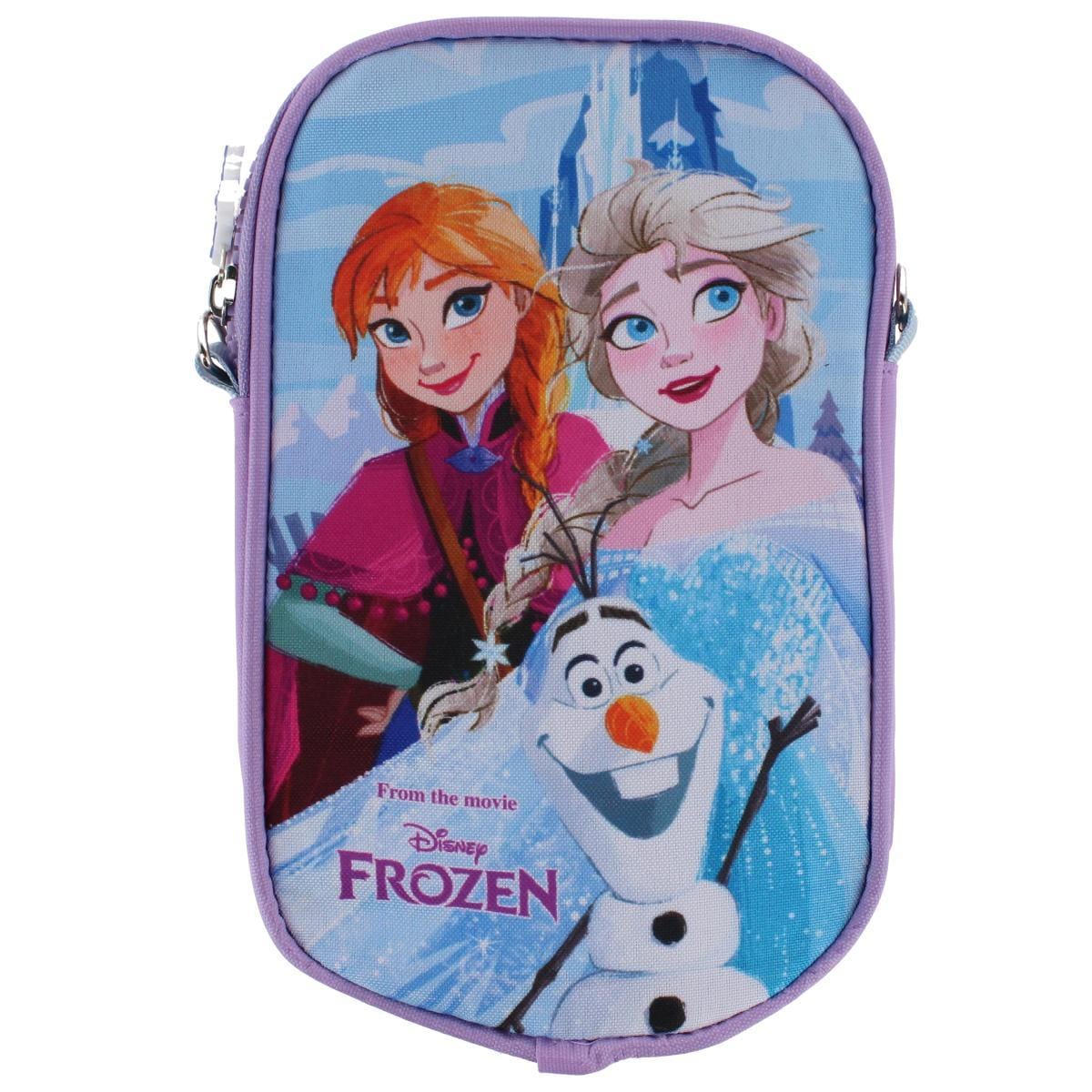 Textiel Trade Kids Disney Frozen Crossbody Cell Phone Bag - Light Purple