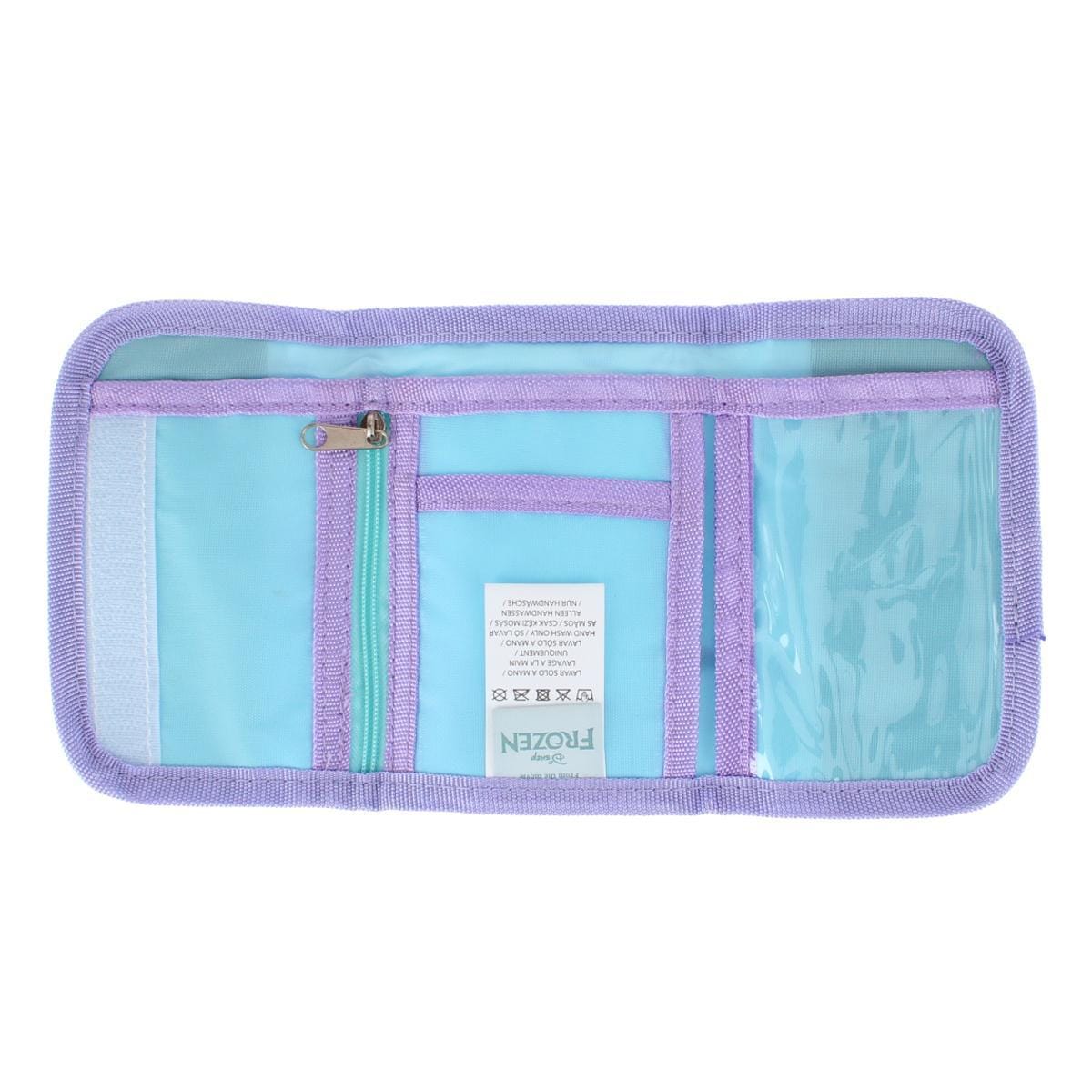 Textiel Trade Girl's Disney's Frozen Sisters Forever Tri Fold Wallet - Light Blue