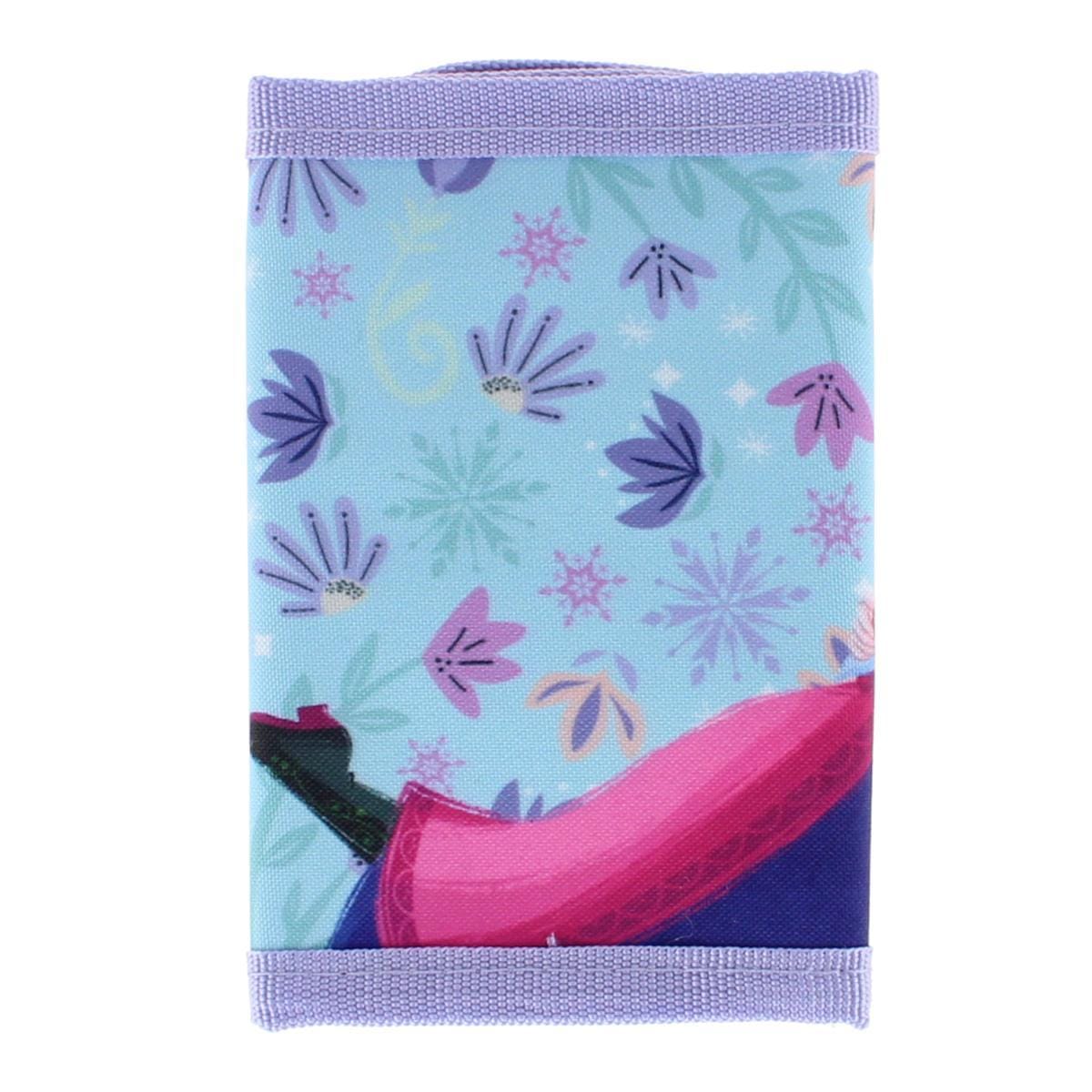 Textiel Trade Girl's Disney's Frozen Sisters Forever Tri Fold Wallet - Light Blue