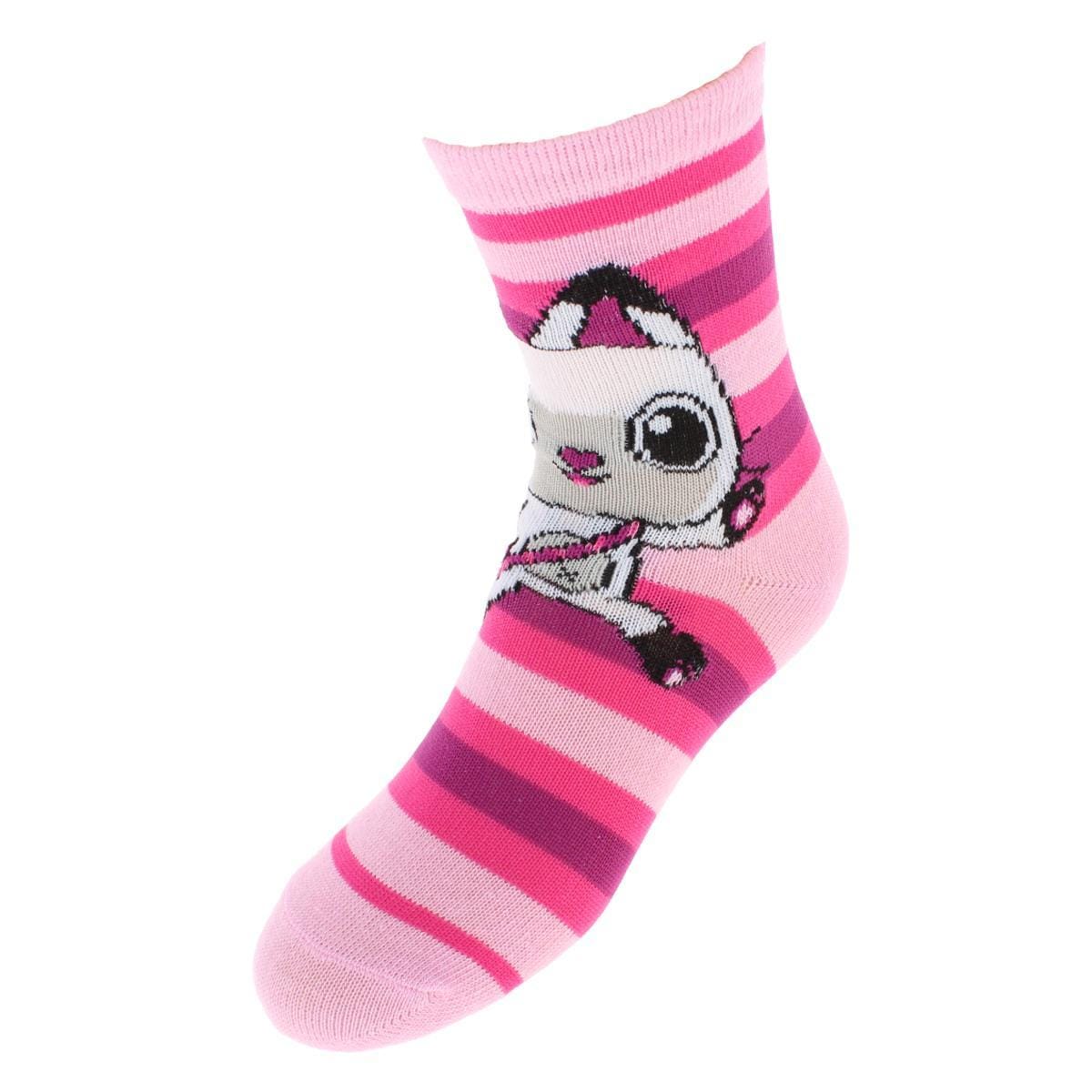 Textiel Trade Girl's Nickelodeon Gabby's Dollhouse Novelty Socks (3 Pack) - Pink