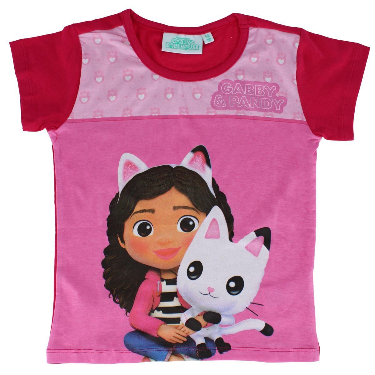 Textiel Trade Girl's Gabby's Dollhouse Short Pajama Set - Hot Pink