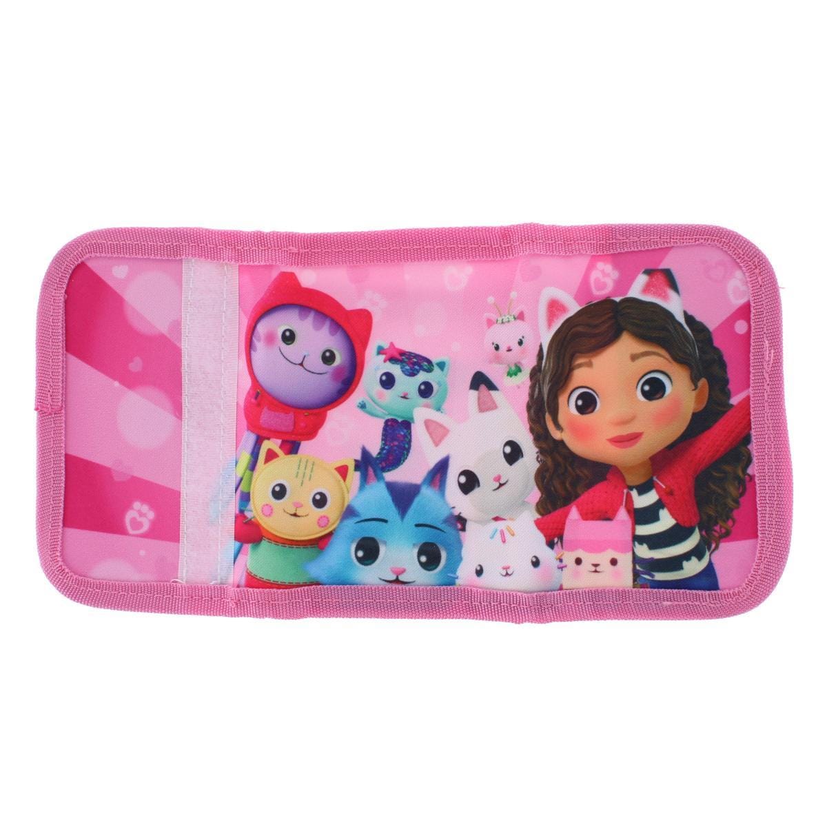 Textiel Trade Girl's Gabby's Dollhouse Hook & Closure Tri Fold Wallet - Pink